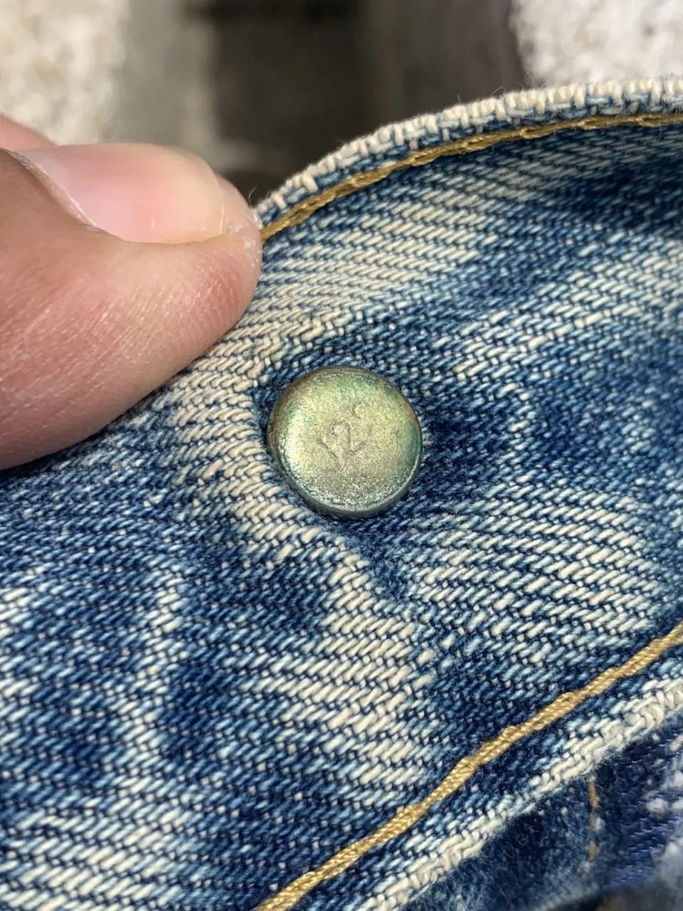 Levi's Vintage Levis 701xx BIG E selvedge dirty painter. Size US 28 / EU 44 - 10 Thumbnail