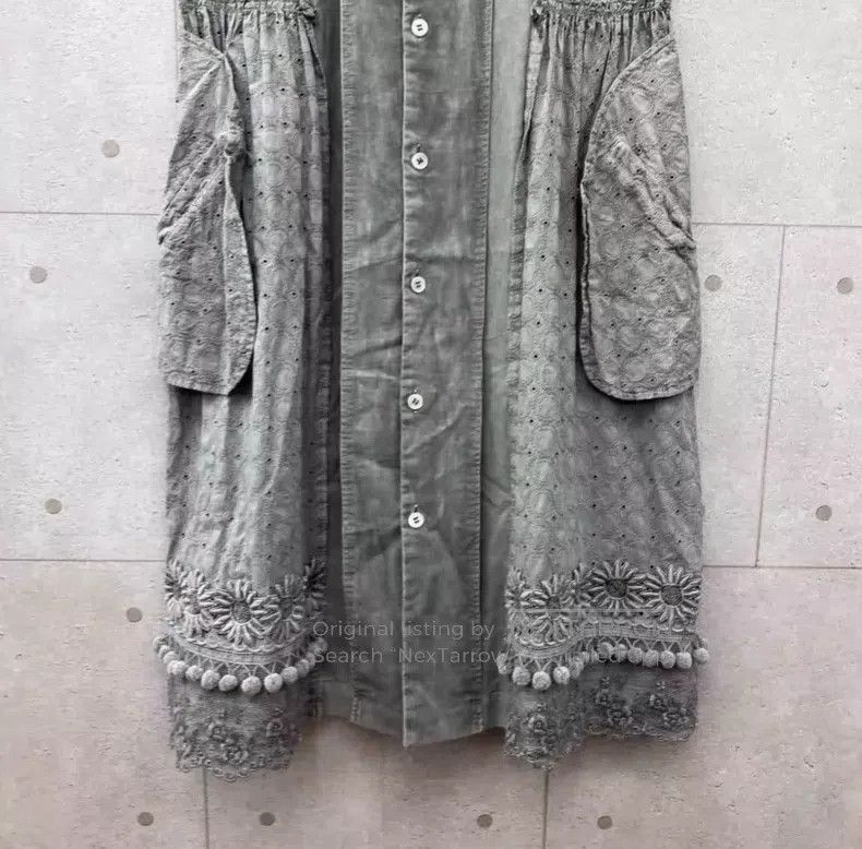 Comme des Garcons Comme Des Garcons Furry Material Patchwork Dress Size M / US 6-8 / IT 42-44 - 8 Thumbnail