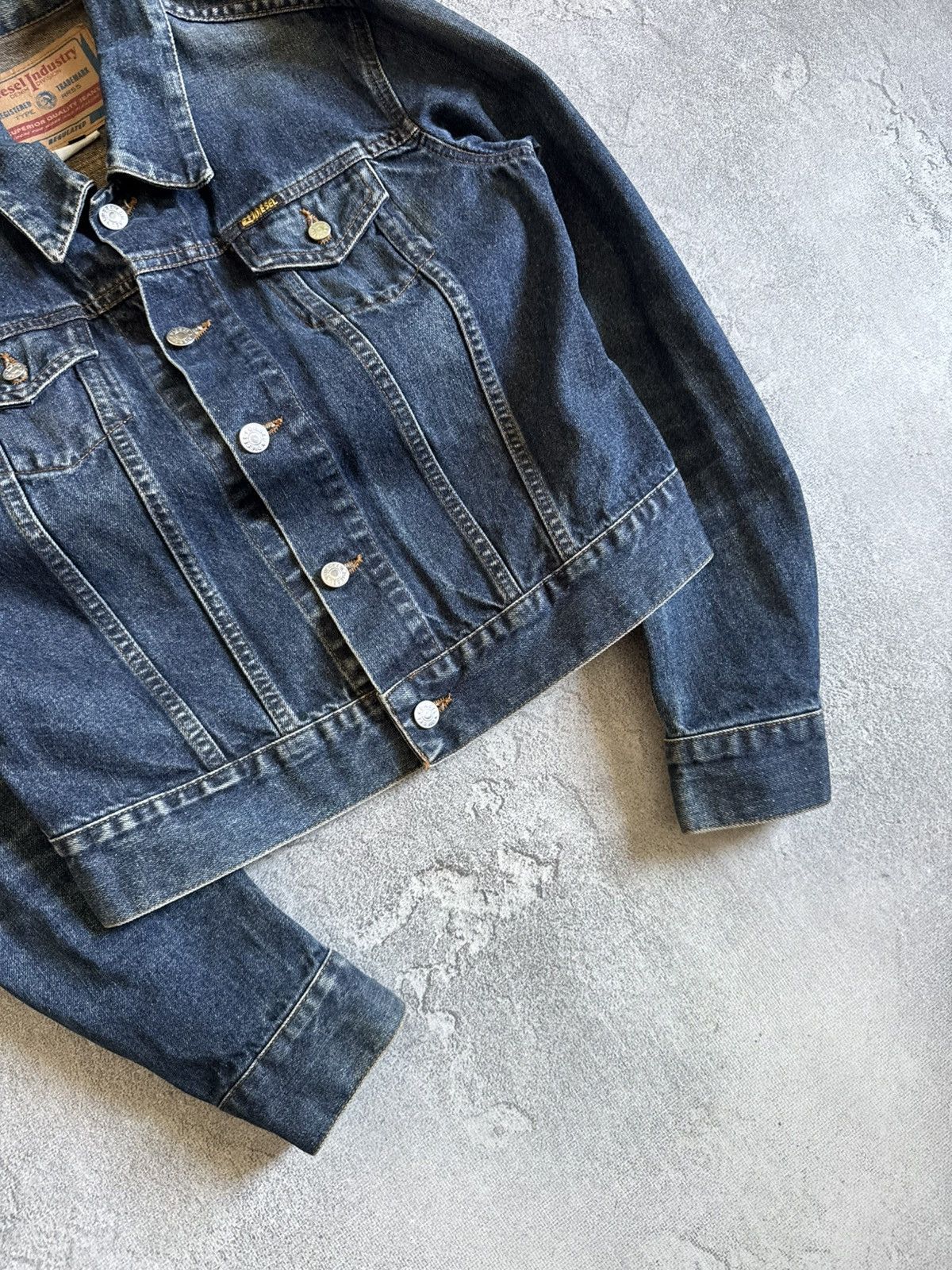 Diesel Diesel L/size retro vintage denim jacket washed Y2K LGB 90s Size L / US 10 / IT 46 - 3 Thumbnail