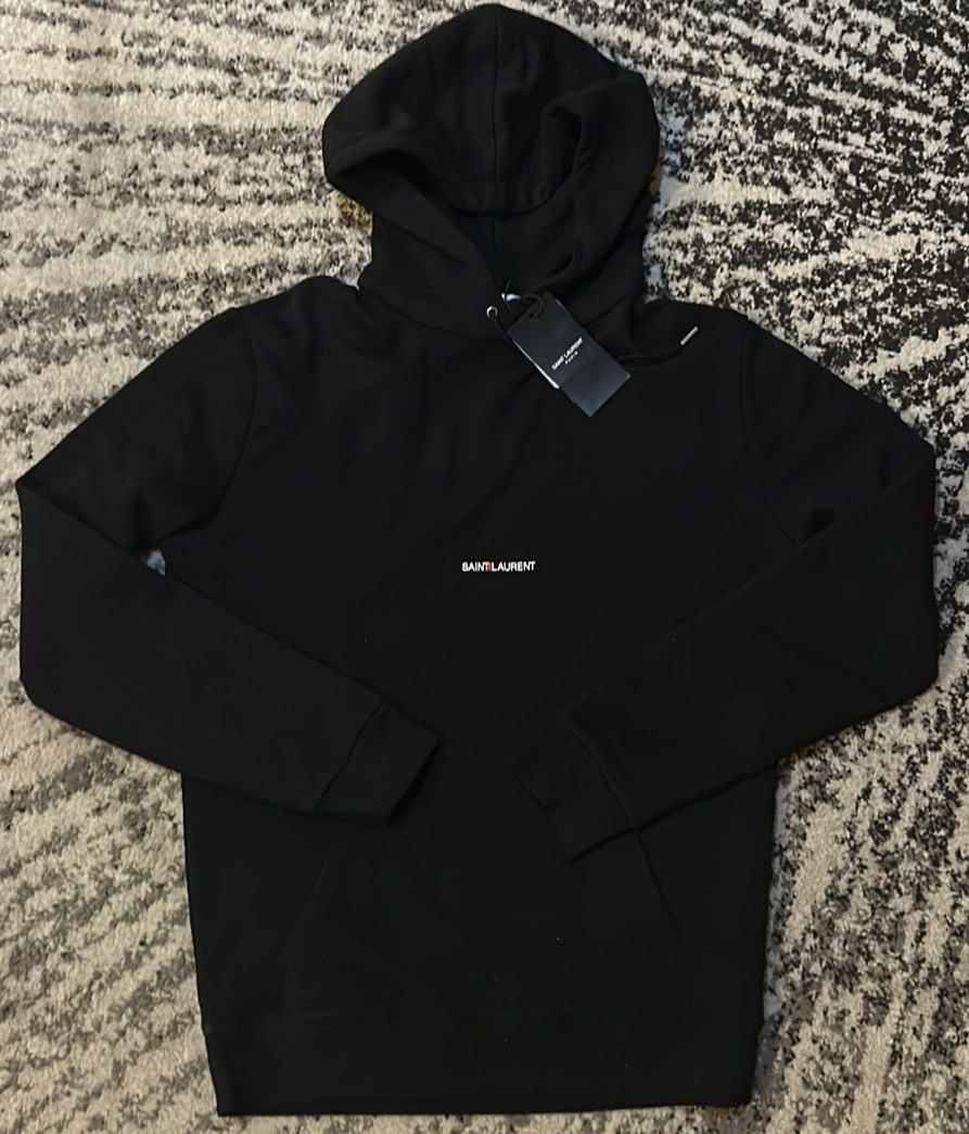 Saint Laurent Paris SAINT LAURENT Rive Gauche Jersey Hoodie size S Size S / US 4 / IT 40 - 3 Thumbnail