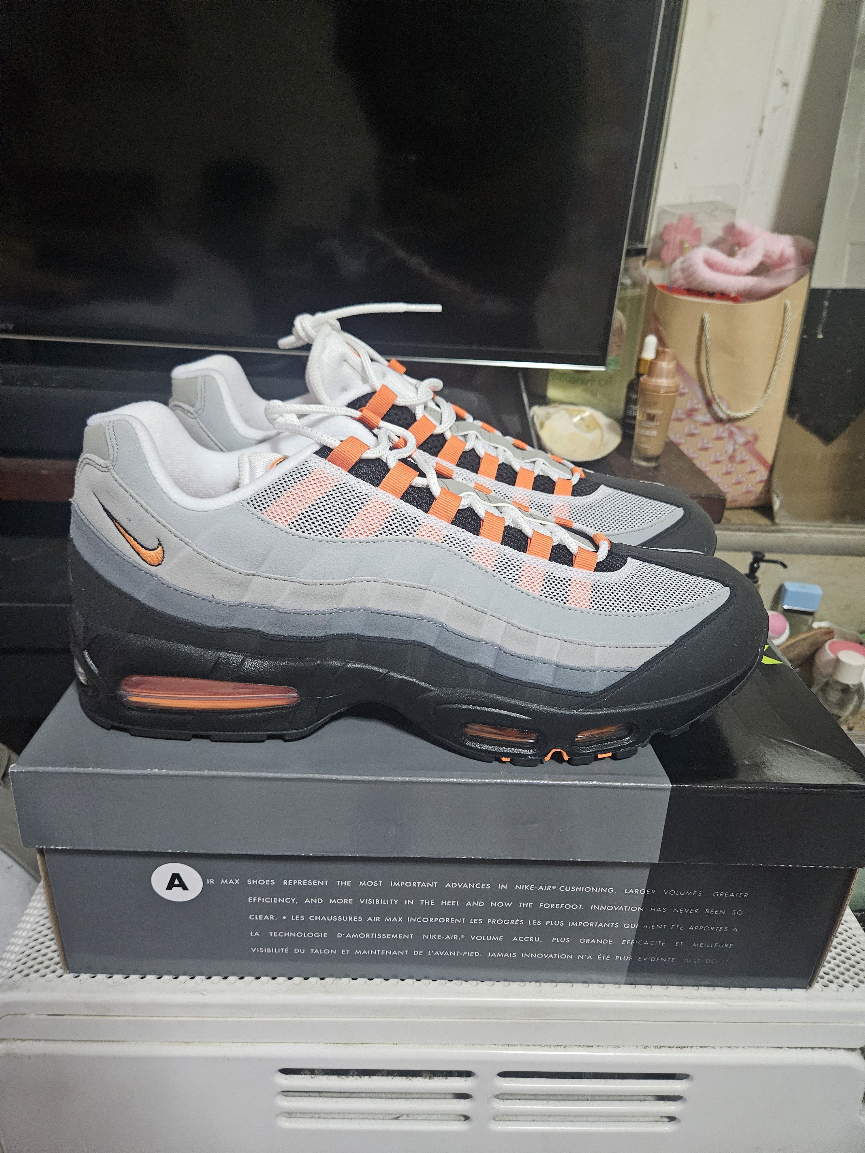 Nike NIKE AIR MAX 95 MANDARIN Size US 15 / EU 48 - 2 Thumbnail