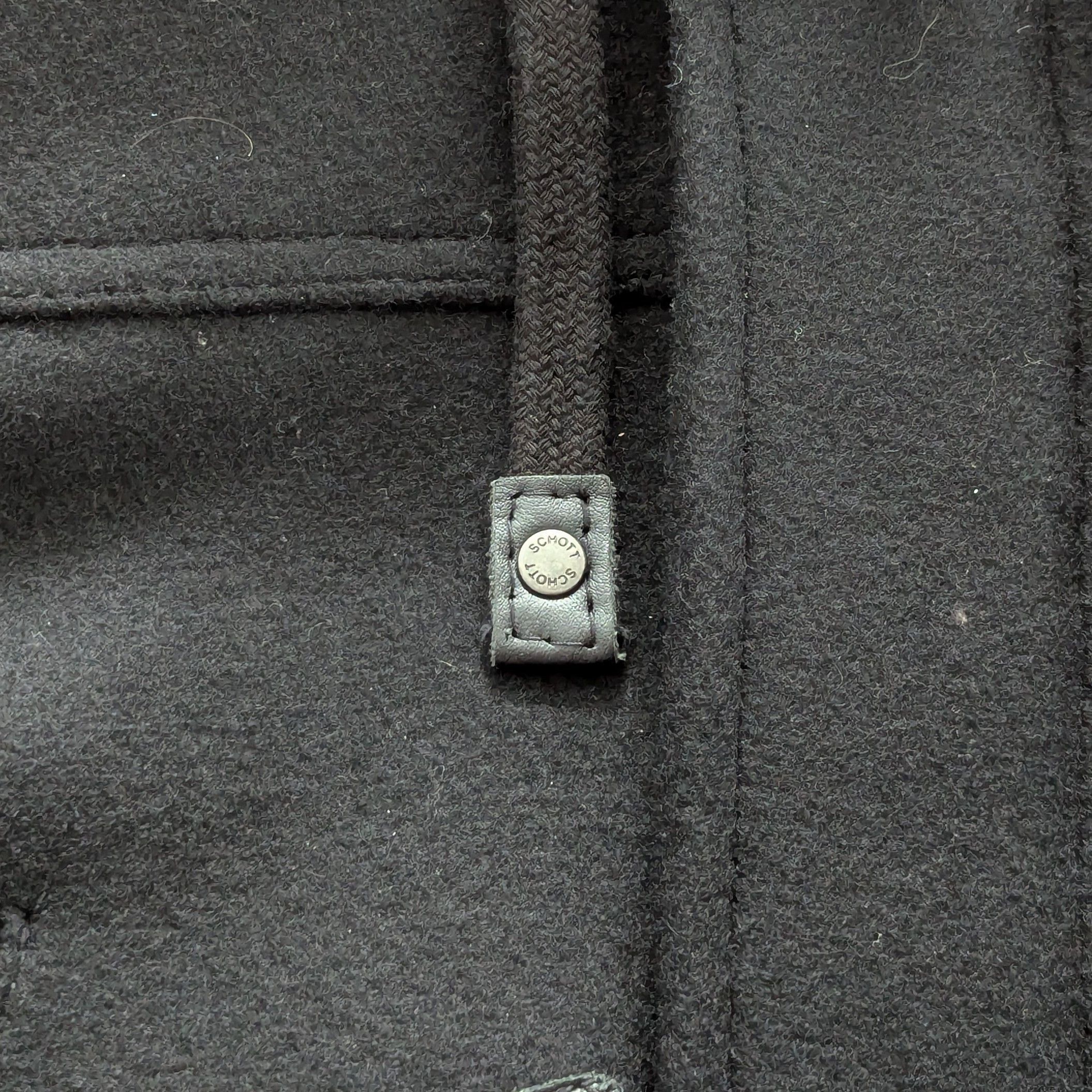 Other Schott NYC Wool Duffle Coat Men's Size M Black Casual Size US M / EU 48-50 / 2 - 7 Thumbnail