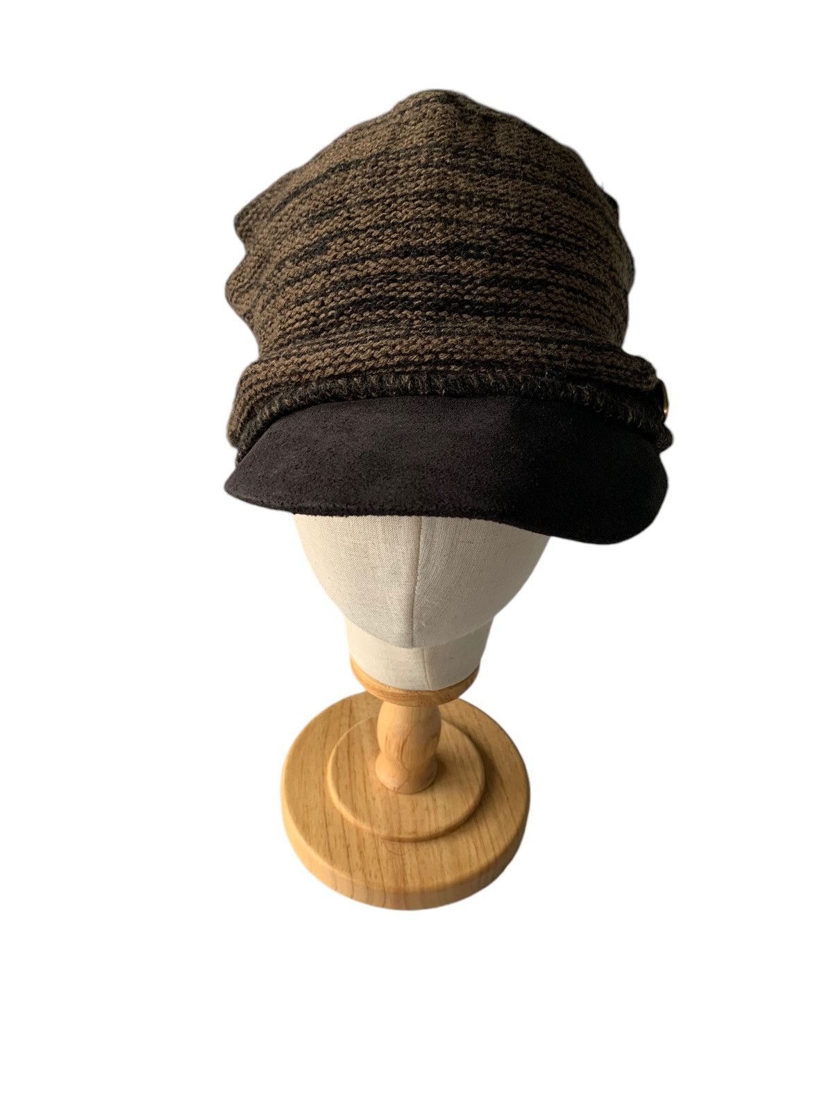 14th Addiction × Japanese Brand × Le Grande Bleu (L.G.B.) Punk Bondage Style slouchy Knit Hats Size ONE SIZE - 8 Thumbnail