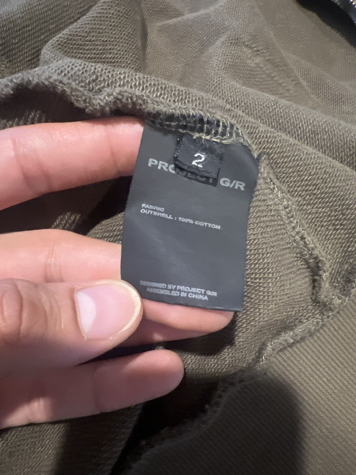 PROJECT G/R Project G/R Reconstructed Folded Zip Hoodie - Khaki Size US M / EU 48-50 / 2 - 7 Thumbnail