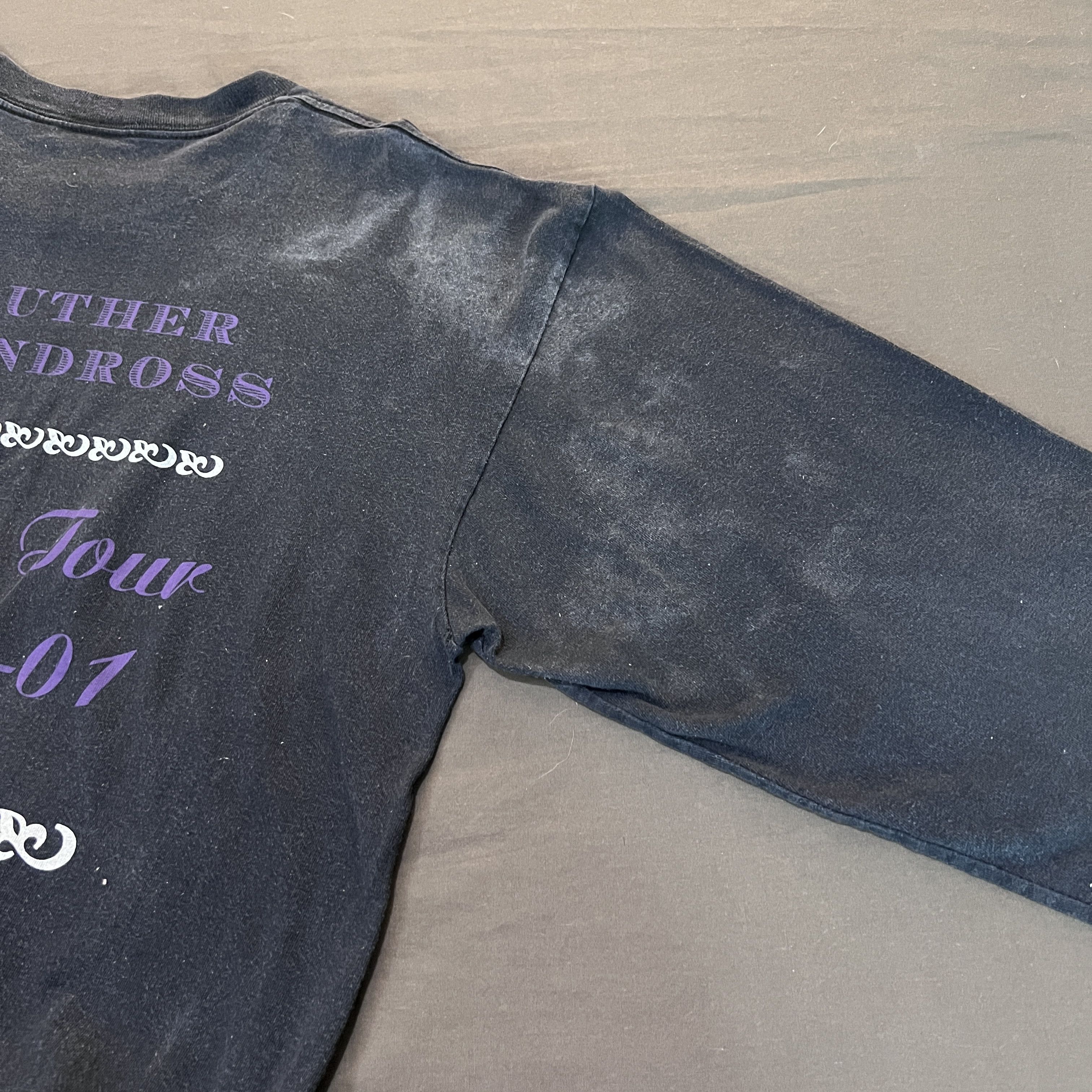Band Tees Vintage Y2K Luther Vandross Love Tour Tee Faded Soul R&B Size US L / EU 52-54 / 3 - 16 Thumbnail