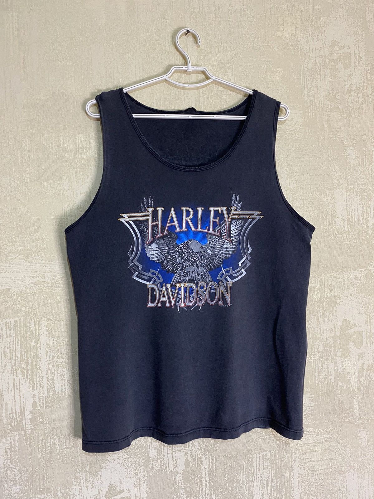Harley Davidson × Vintage Vintage Harley Davidson 00s Shirt Tank Top Size US L / EU 52-54 / 3 - 1 Thumbnail