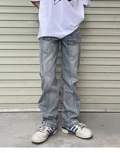 Other Retro punk denim pants Size US 31 - 6 Thumbnail