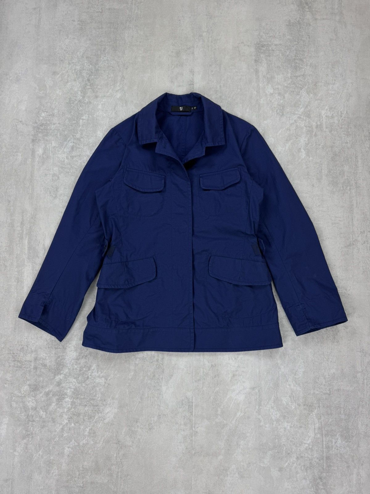 Japanese Brand × Jil Sander × Uniqlo Uniqlo Jil Sander Womens Jacket Toscana Pockets Cotton/Linen Size S / US 4 / IT 40 - 6 Thumbnail