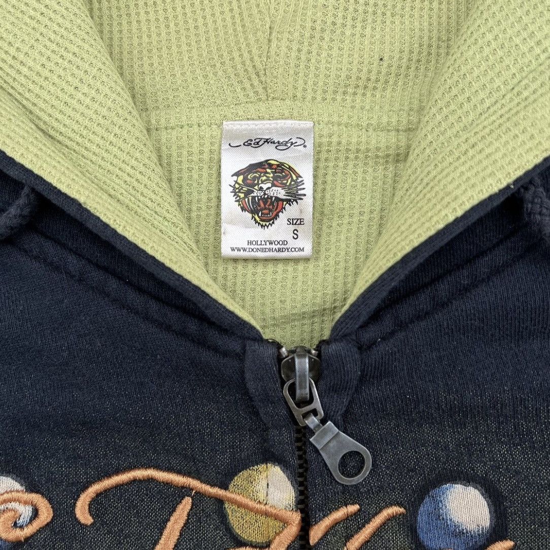 Ed Hardy Vintage Ed Hardy Y2K Full Tattoo Print Zip Hoodie Affliction Size US M / EU 48-50 / 2 - 6 Thumbnail