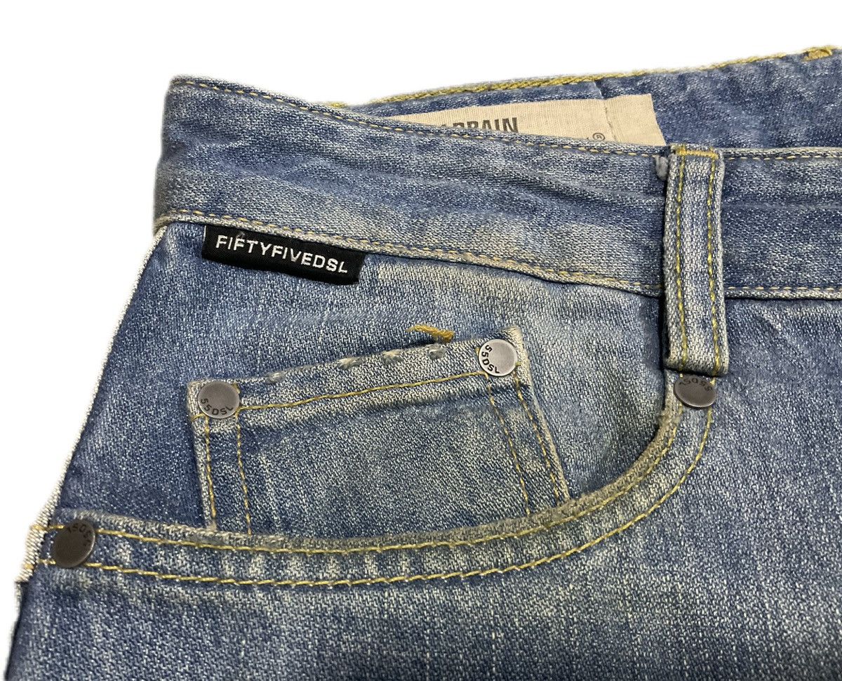 Diesel × Hysteric Glamour × Jean 🔥Sick Y2K 55 DSL Baggy Denim Distressed Size US 30 / EU 46 - 9 Thumbnail