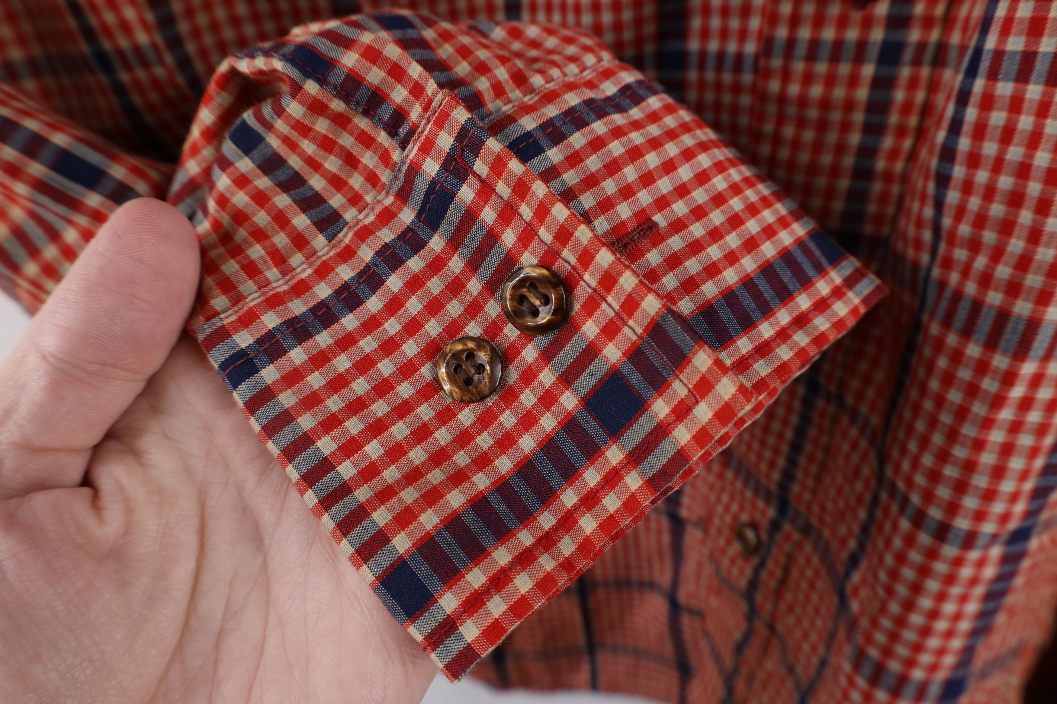Vintage Vintage 60s 70s Streetwear Rodeo Collared Button Shirt Plaid Size US M / EU 48-50 / 2 - 7 Thumbnail