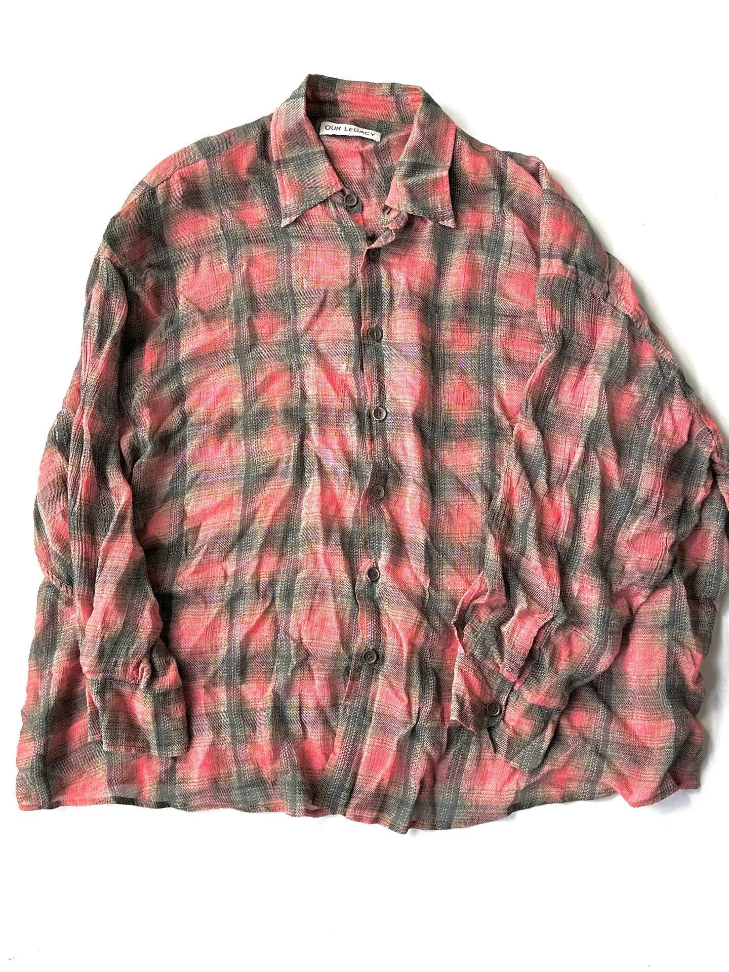 Our Legacy OUR LEGACY SS23 Plaid Collared Shirt Size US M / EU 48-50 / 2 - 3 Thumbnail