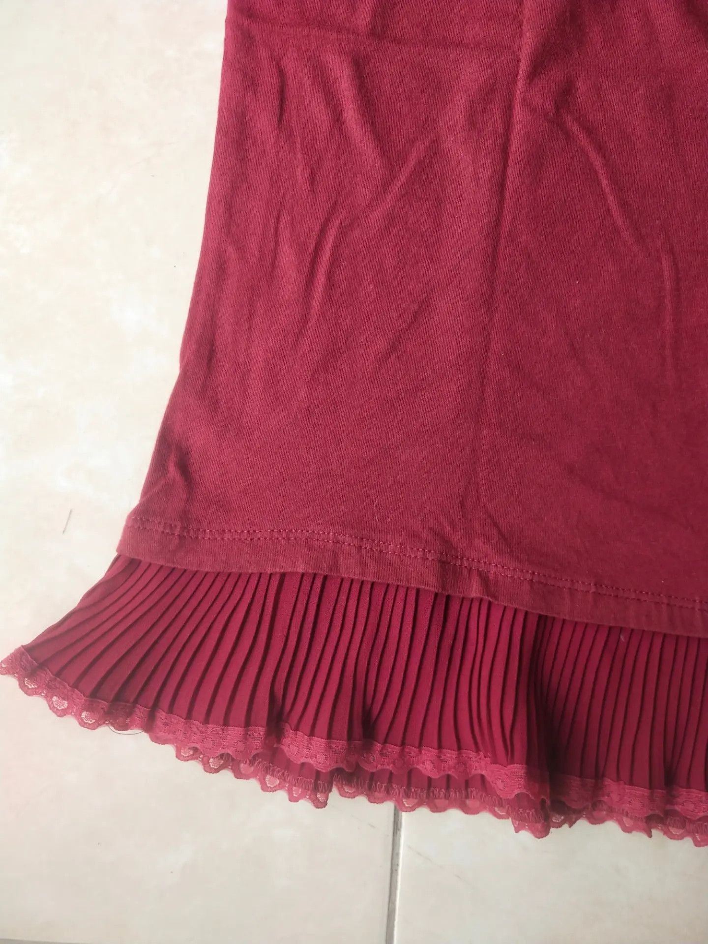 Japanese Brand Chocol Raffine Robe Ruffle Hem Camisole Woman Top Japan Size S / US 4 / IT 40 - 3 Thumbnail