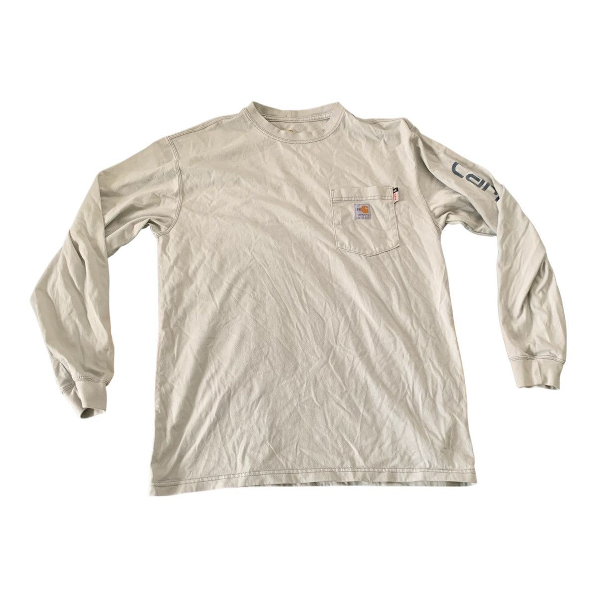 Carhartt Light Grey Carhartt Long Sleeve T Shirt Size US M / EU 48-50 / 2 - 1 Thumbnail