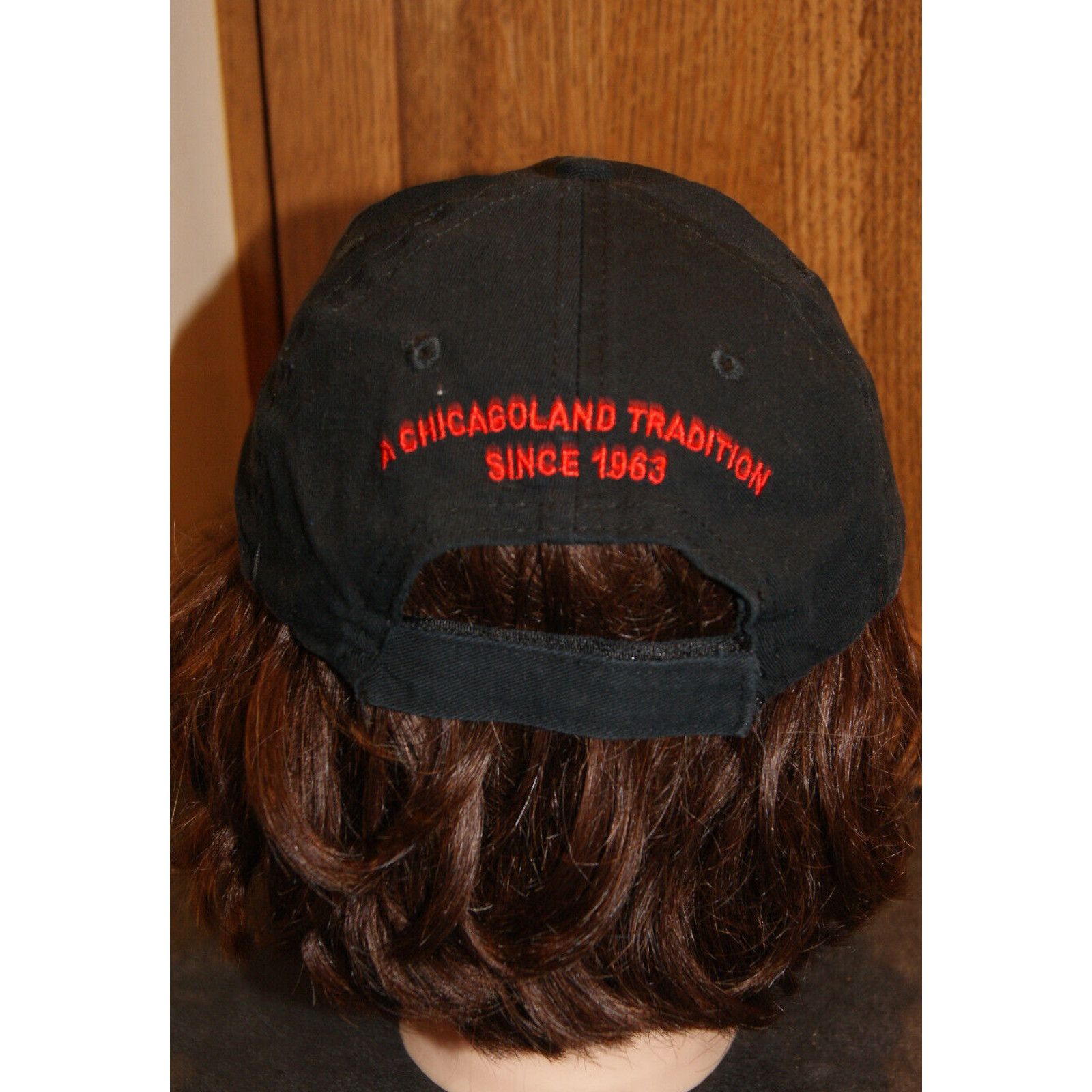 Other Portillos Hat Cap Black One Size Uniform Work Chicago 1963 Size ONE SIZE - 4 Thumbnail