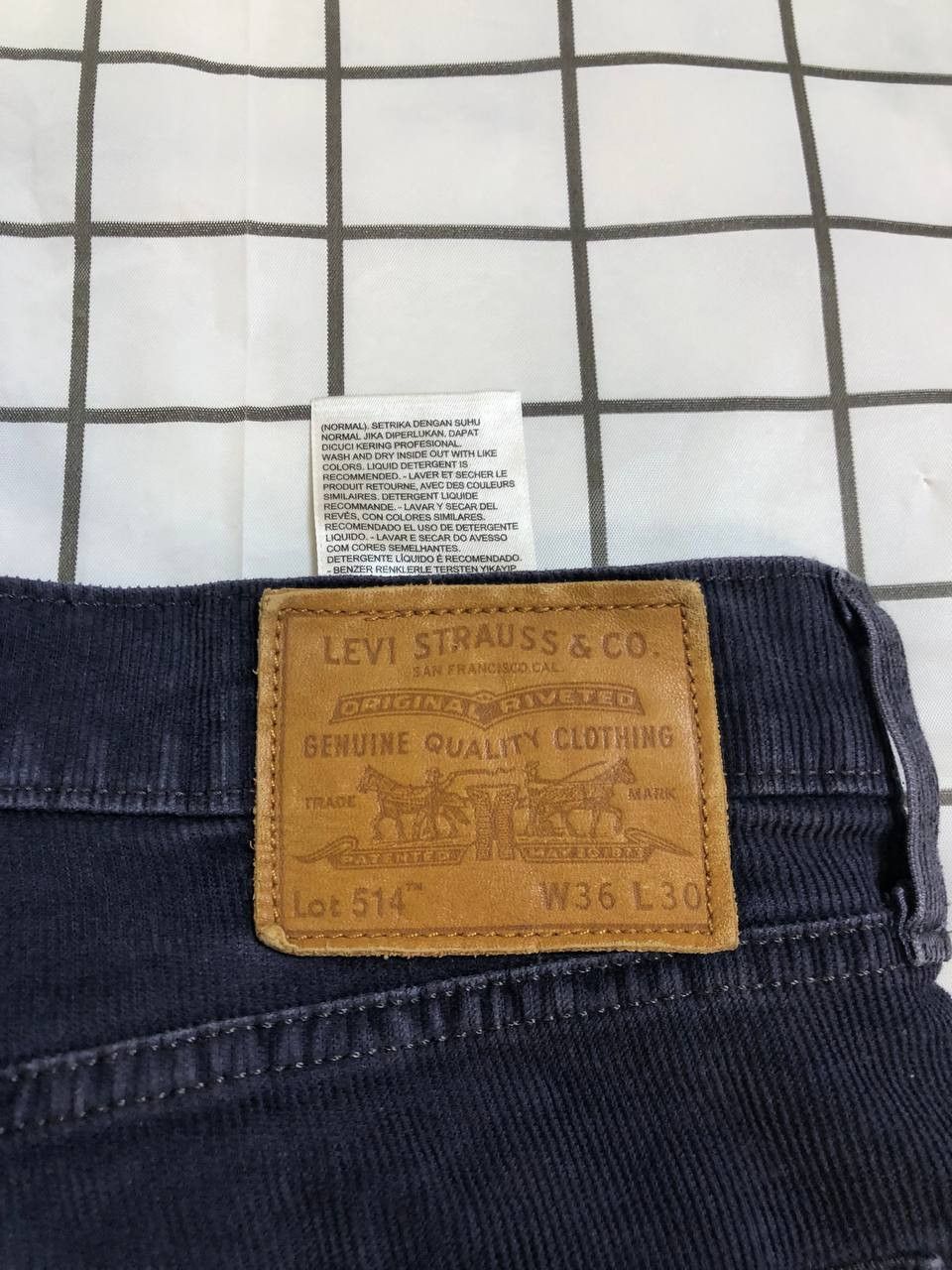 Levi's Mens Levi's 514 Stretch Slim Straight Blue Jeans Size US 36 / EU 52 - 17 Thumbnail
