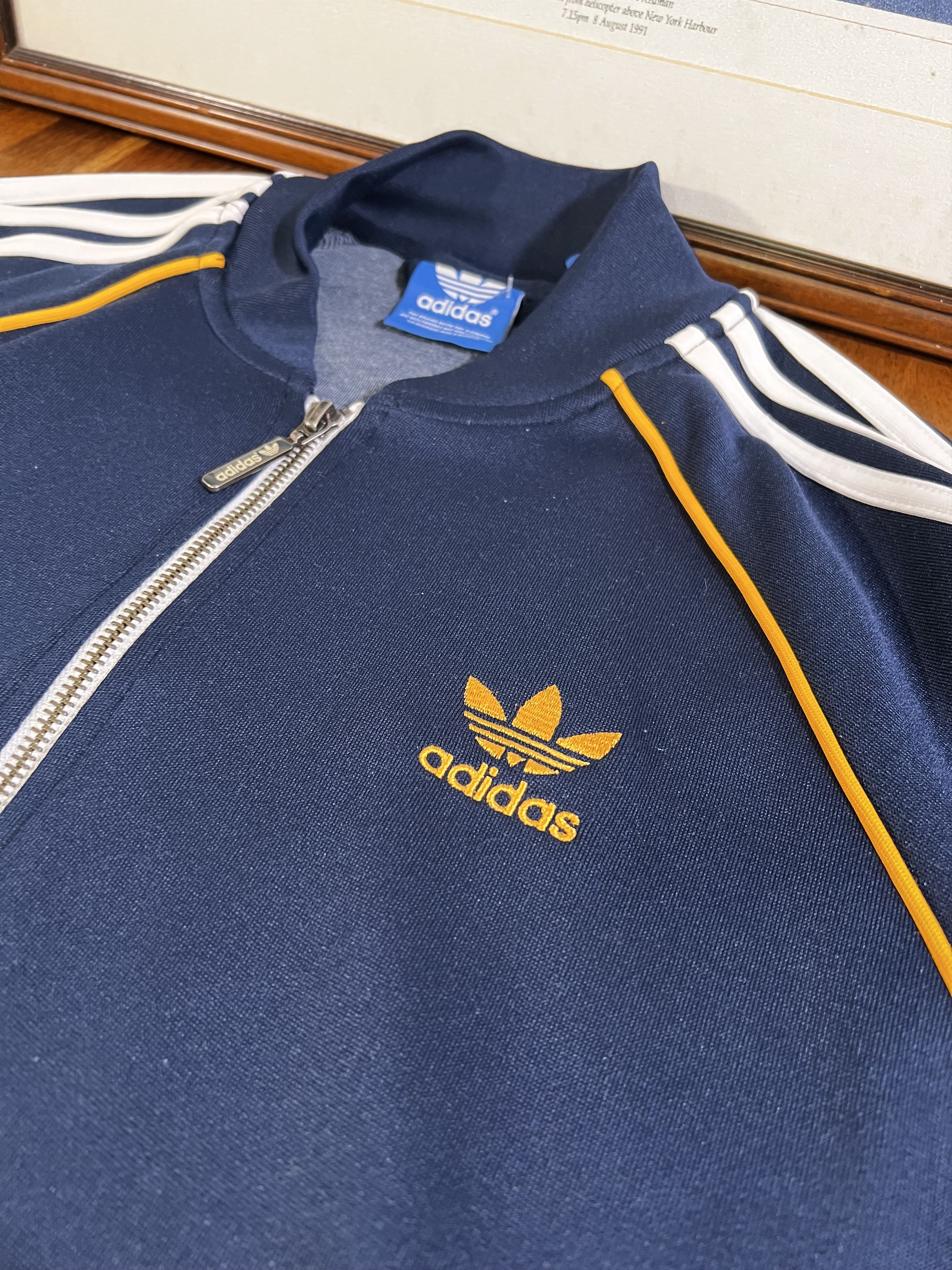 Adidas Adidas Originals Men's Navy Jacket Size US L / EU 52-54 / 3 - 3 Thumbnail
