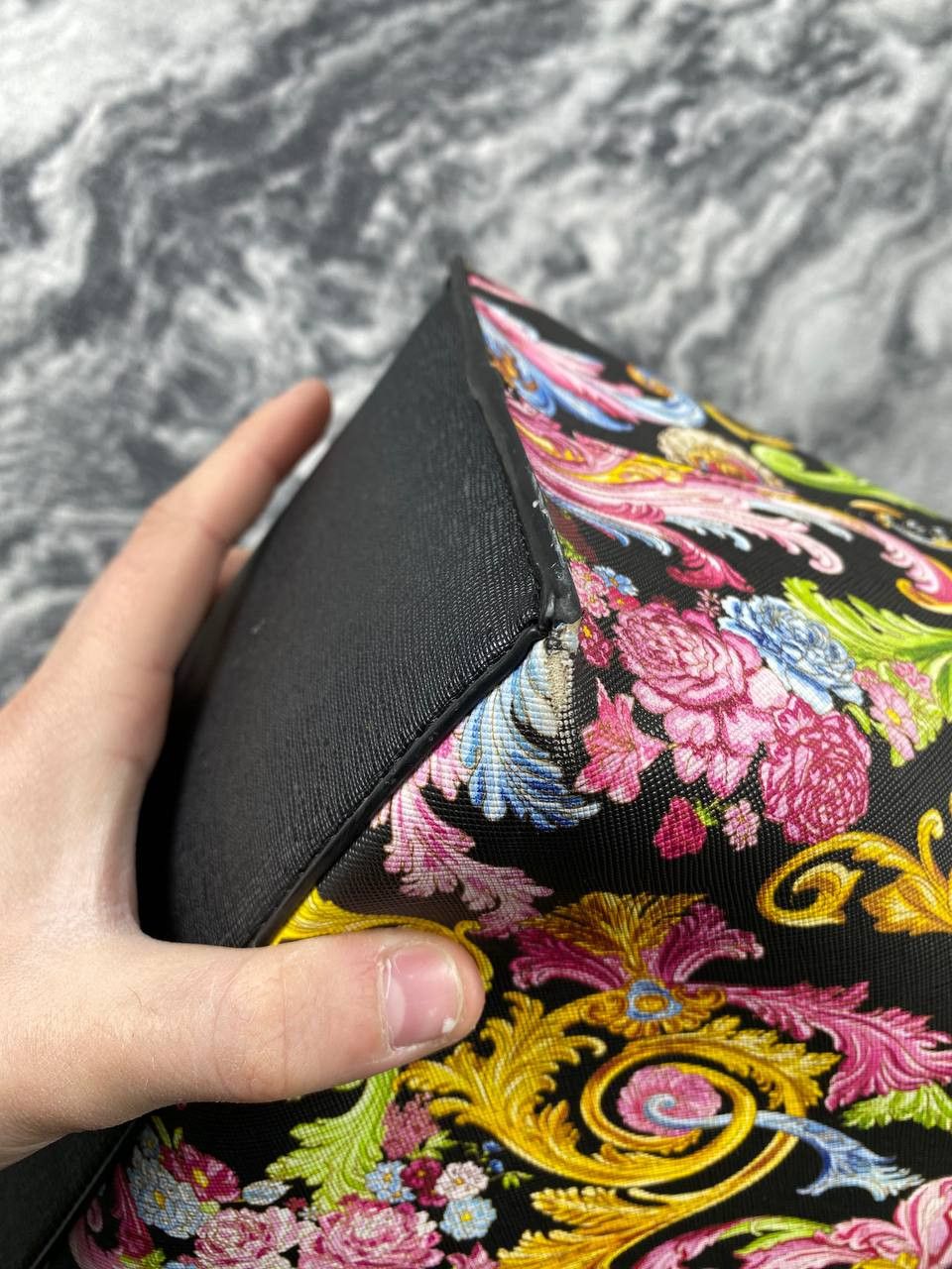 Versace Versace Jeans Couture Versailles Baroque Print Tote Bag Size ONE SIZE - 10 Thumbnail