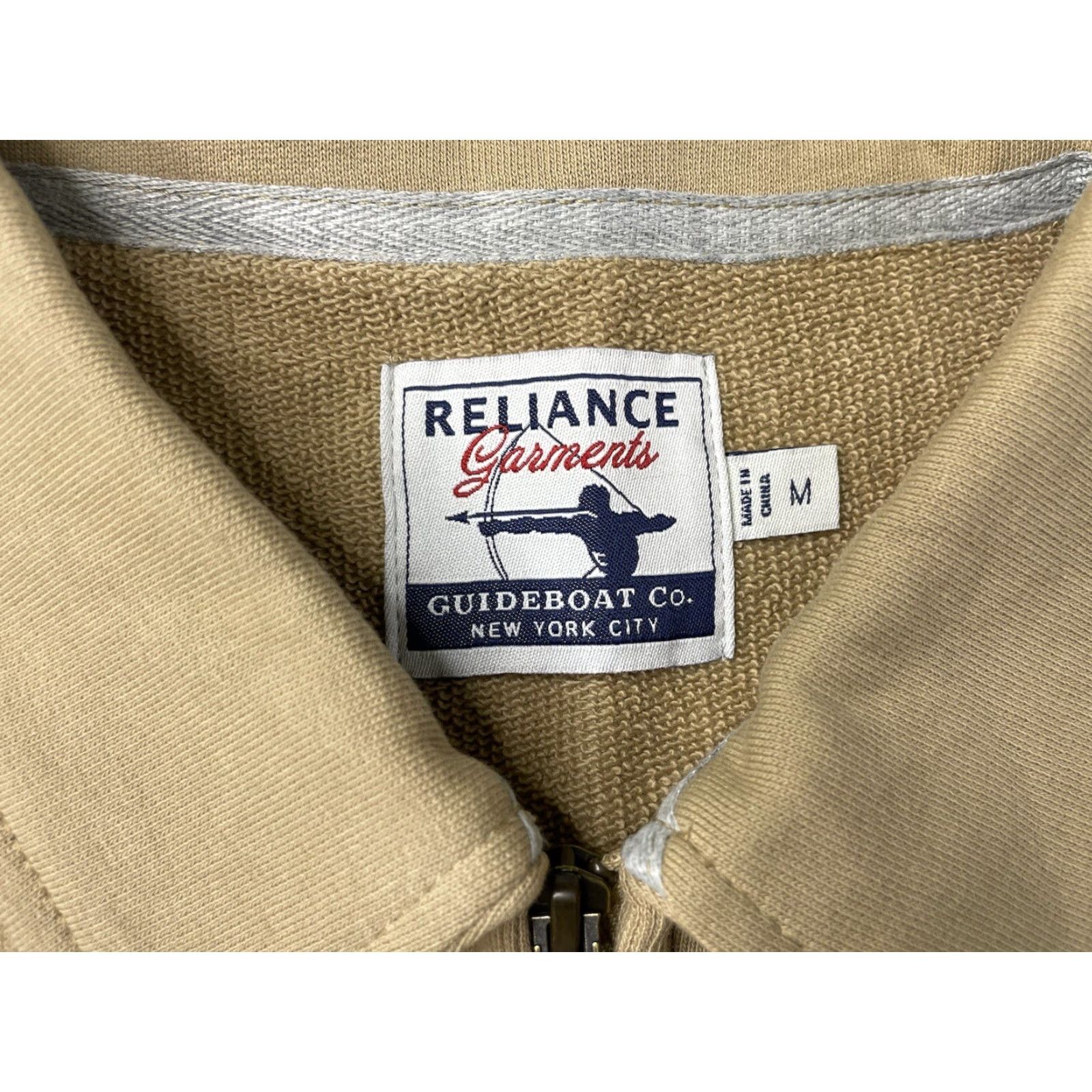 CO **Guideboat Pullover Sweater Men's Medium Beige** User: Guideboat Long Sleeve Pullover Sweater Men's Medium Beige Size US M / EU 48-50 / 2 - 2 Thumbnail