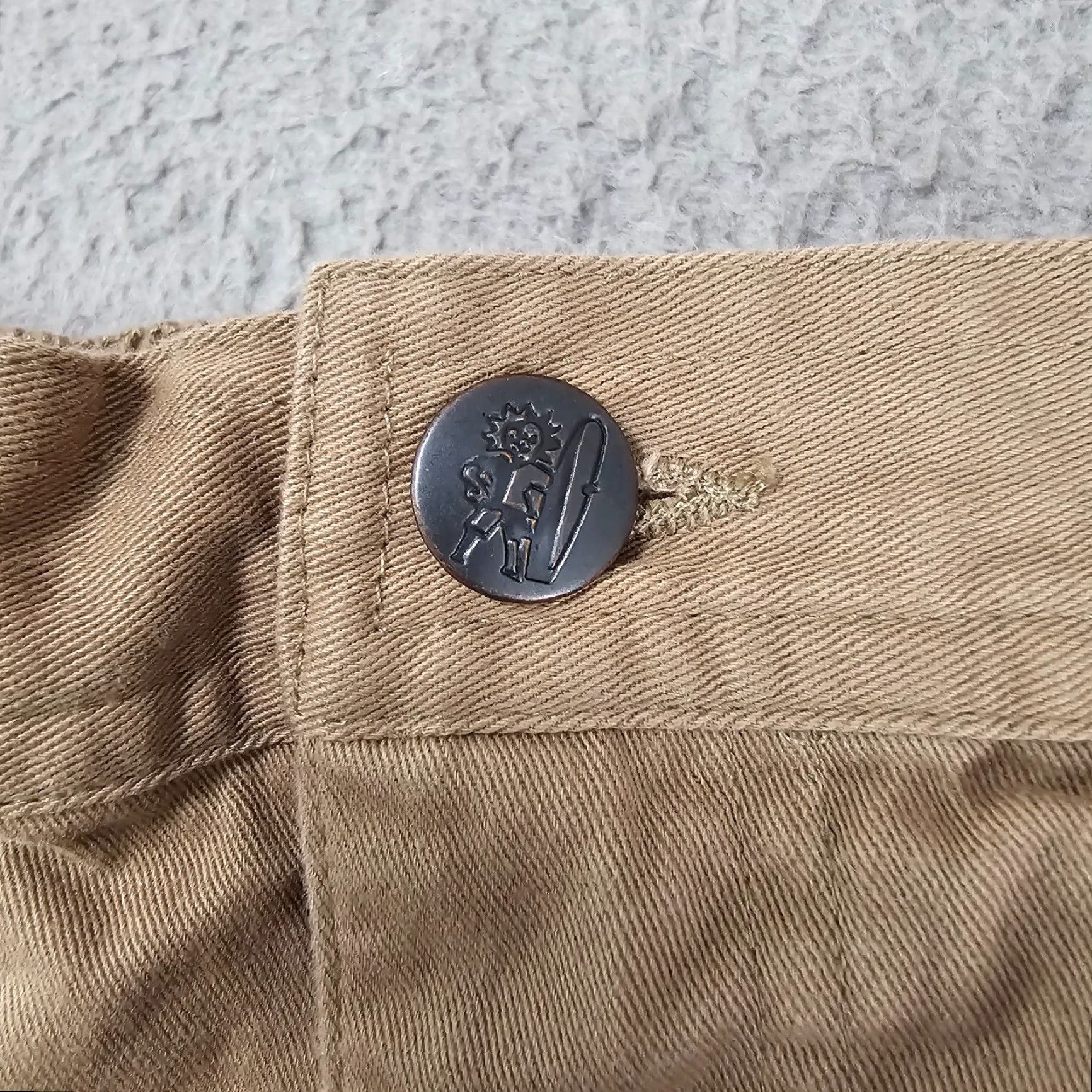 Reyn Spooner Reyn Spooner Mens Shorts Chino 38 Khaki Brown Cotton Button Pocket Belt Loops Regular Vintage? No Size US 38 / EU 54 - 3 Thumbnail