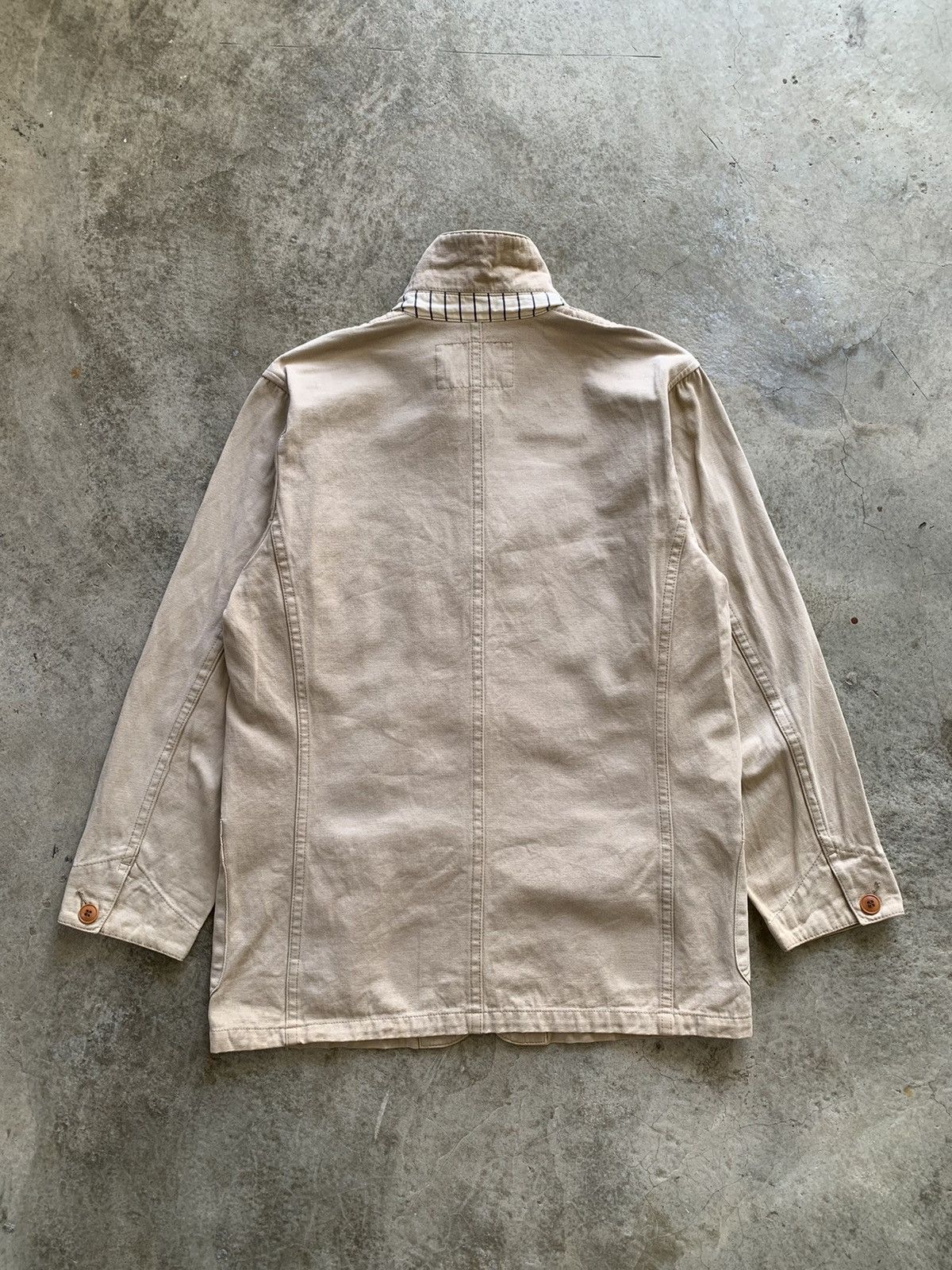 Sugar Cane × Toyo Enterprises Sugarcane by Toyo Enterprise French Workwear Design Jacket Size US M / EU 48-50 / 2 - 2 Thumbnail