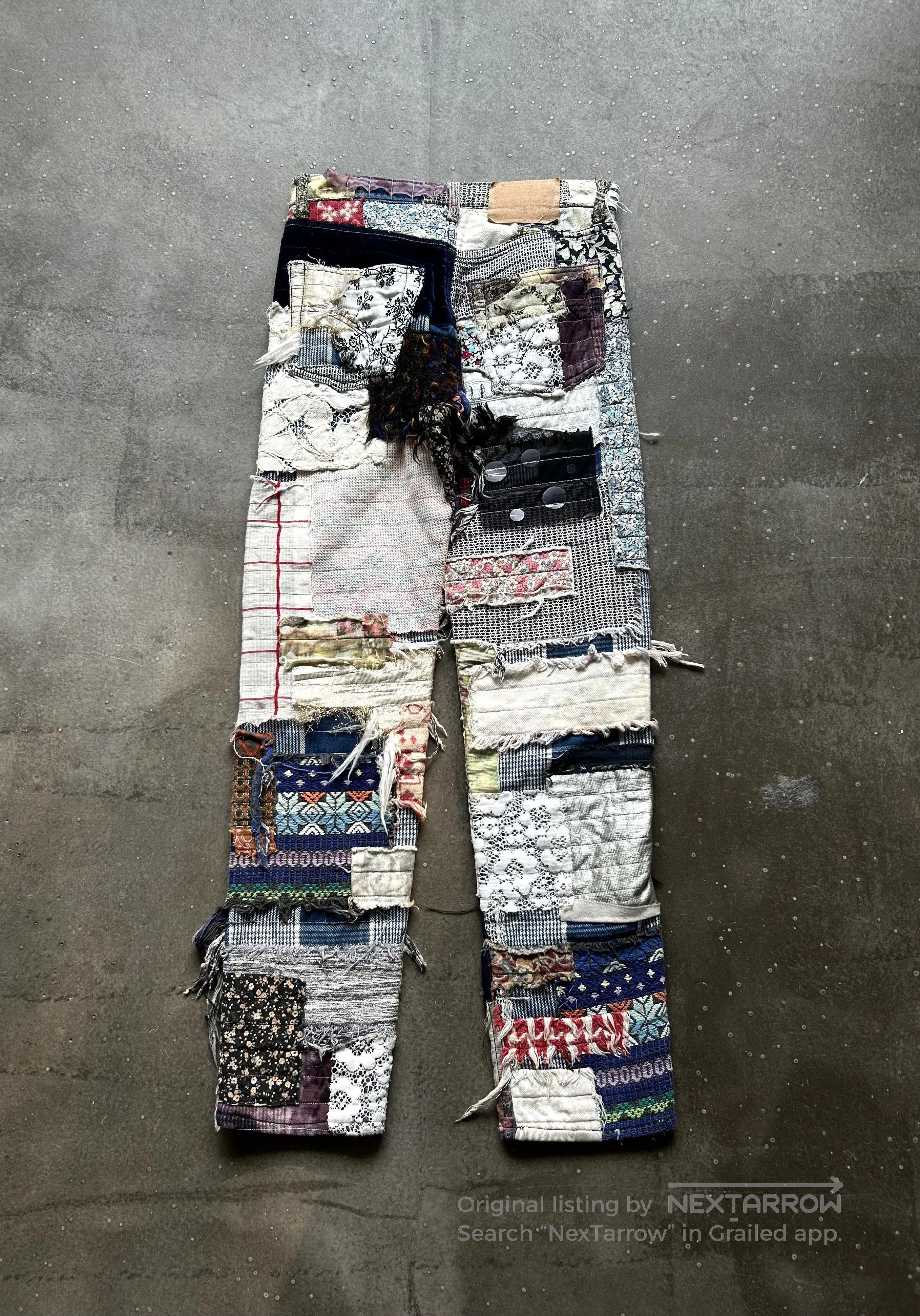Nozomi Ishiguro Nozomi Ishiguro 2011AW Patchwork Trousers. Size US 29 - 2 Thumbnail