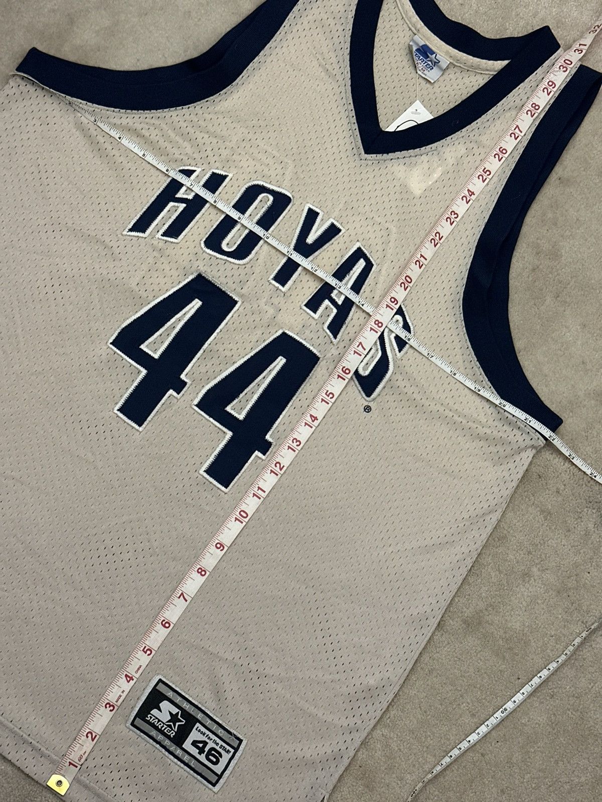 Starter Vintage 90s Georgetown Hoyas Basketball Jersey Starter NCAA Size US M / EU 48-50 / 2 - 3 Thumbnail