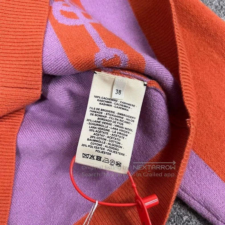 Hermes Hermes Back Fleece Pattern Cashmere Cardigan Size XS / US 0-2 / IT 36-38 - 8 Thumbnail