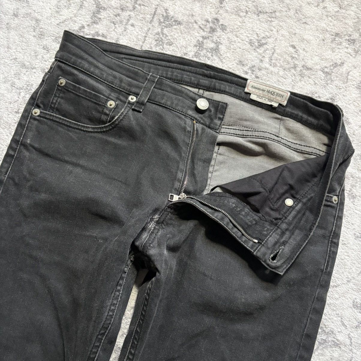 Alexander McQueen Alexander McQueen Studded Logo Branded Skinny Jeans Black Size US 30 / EU 46 - 5 Thumbnail