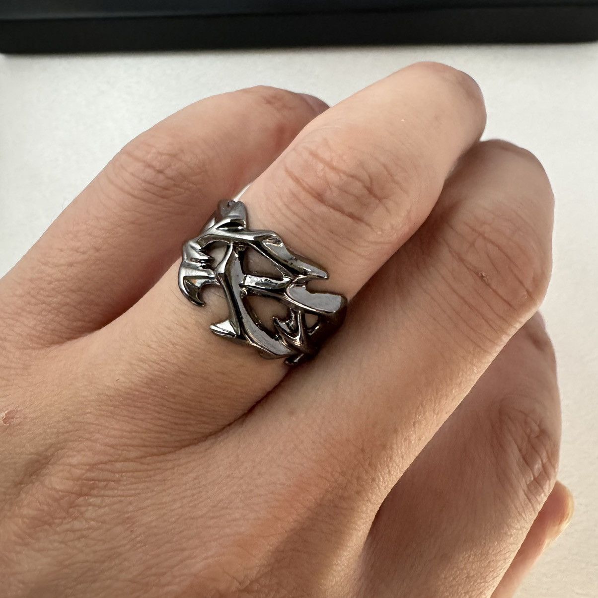 Other Hollow Design Thorns Ring for Men Women Hop Hop Punk Size 8 Size ONE SIZE - 6 Thumbnail