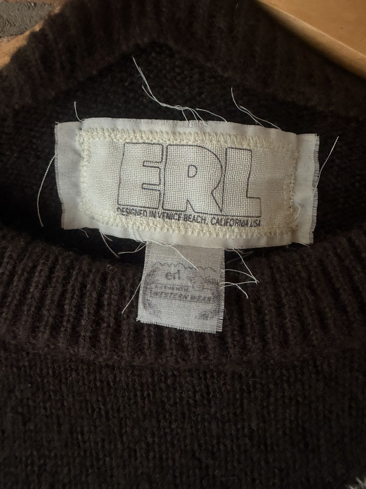 ERL ERL Hahahah Wool Mohair Sweater Size US L / EU 52-54 / 3 - 3 Thumbnail