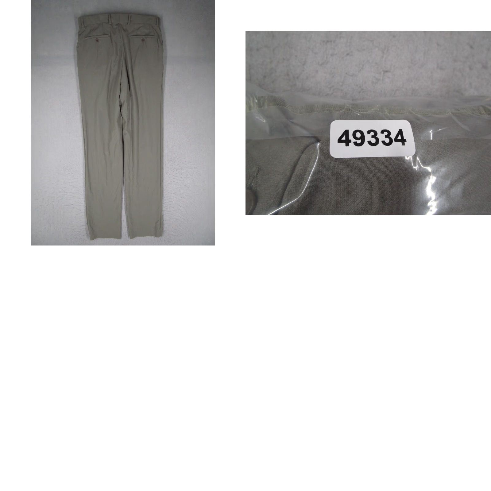 Hugo Boss VINTAGE Hugo Boss Dress Pants Mens 36 Olive Green Pleated Wool Straight Zip Fly Pockets Dry Clean Only Made in USA 34x38 MENS, Dr Hook USA Size US 34 / EU 50 - 9 Thumbnail