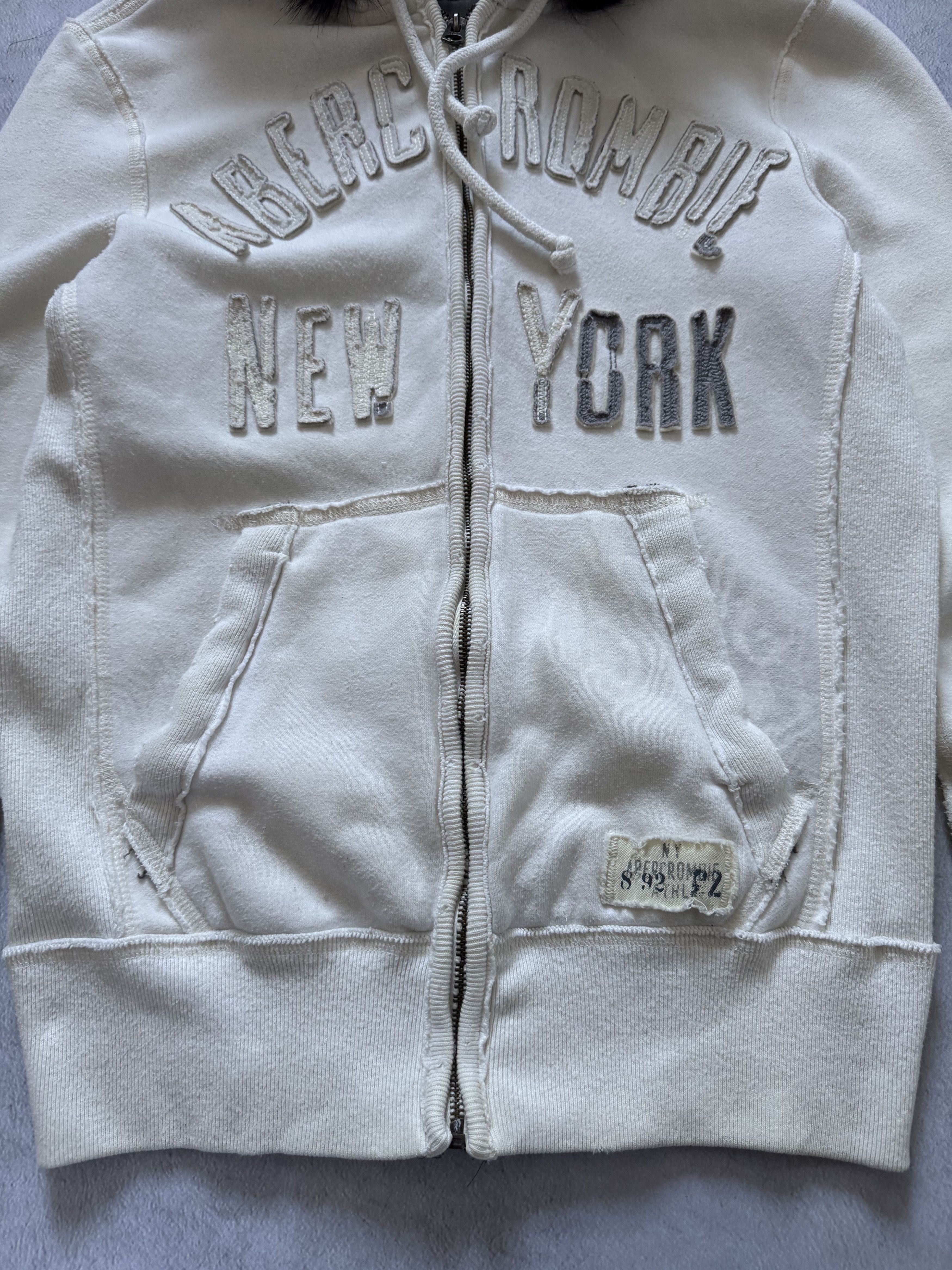 Abercrombie & Fitch Y2K Abercrombie Fur Zip Hoodie LGB I6W9 Style Size US S / EU 44-46 / 1 - 8 Thumbnail