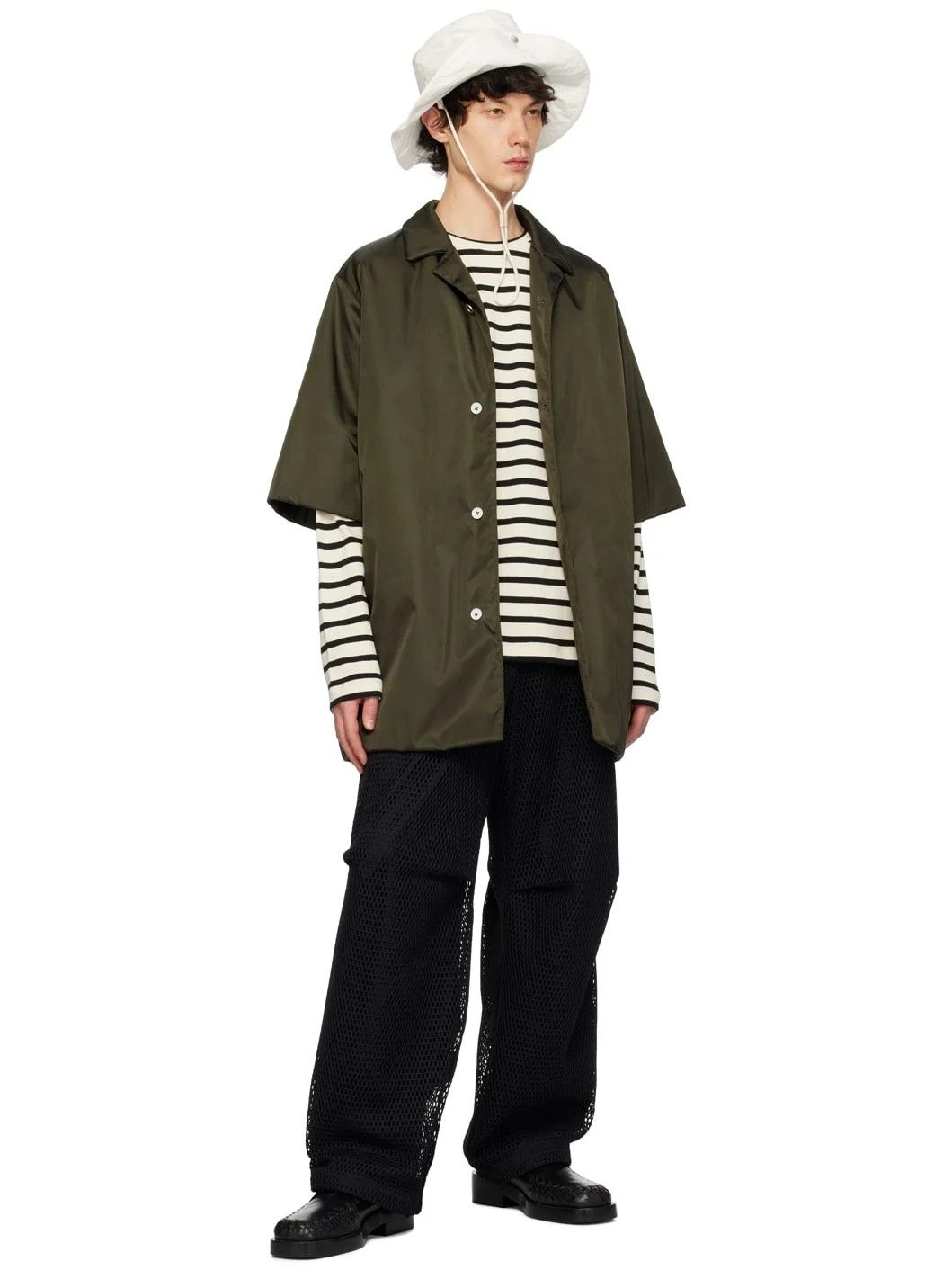 Jil Sander o1mt1gz1125 Jacket in Dark Green Size US L / EU 52-54 / 3 - 4 Thumbnail