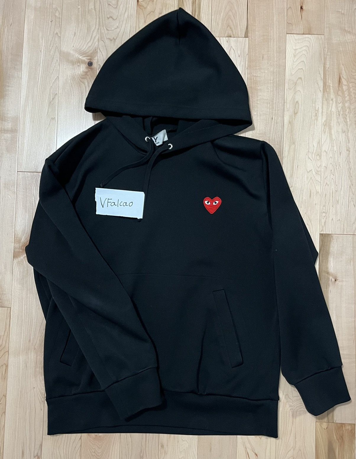 Comme des Garcons PLAY Pullover Hoodie Size US L / EU 52-54 / 3 - 1 Thumbnail