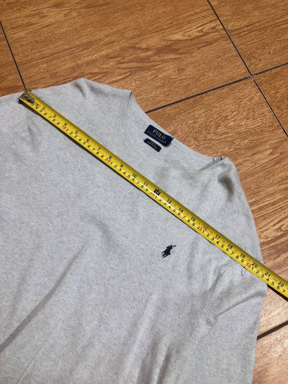 Polo Ralph Lauren Y2K gray Long Sleeve Polo Ralph Lauren Vintage Size US L / EU 52-54 / 3 - 9 Thumbnail