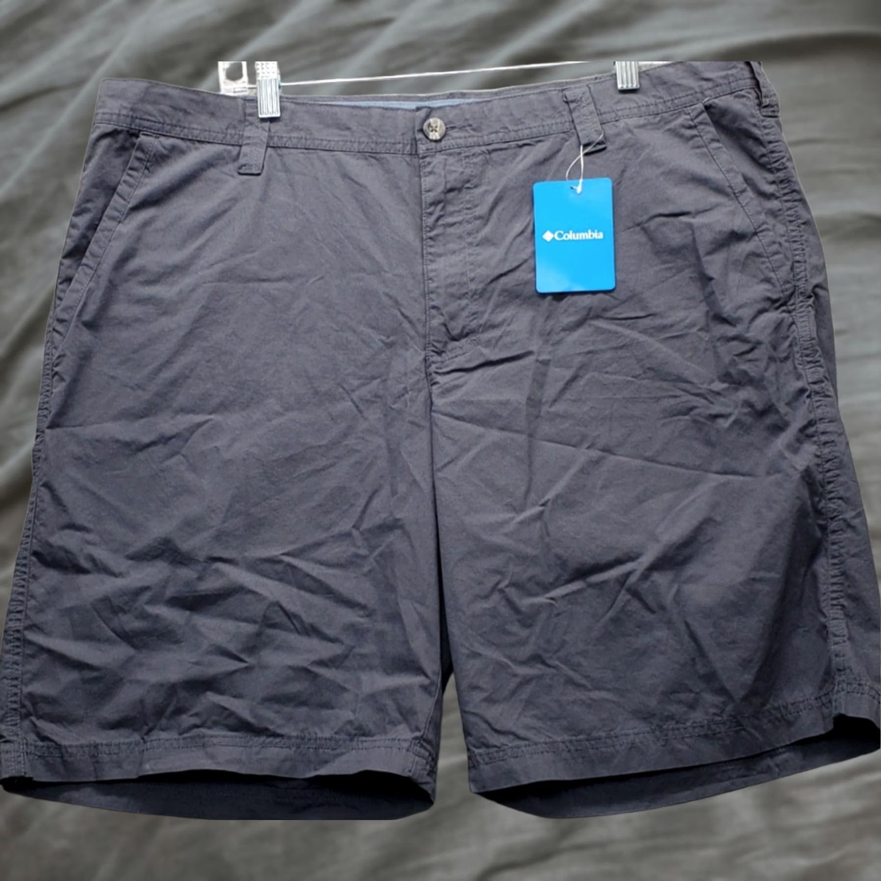 Vintage Columbia Mens Chino Shorts Flat Front Gray 40 Regular Fit Slash Pocket Size: Mens 40: Gray: Swing Outdoor Men Size US 40 / EU 56 - 1 Thumbnail