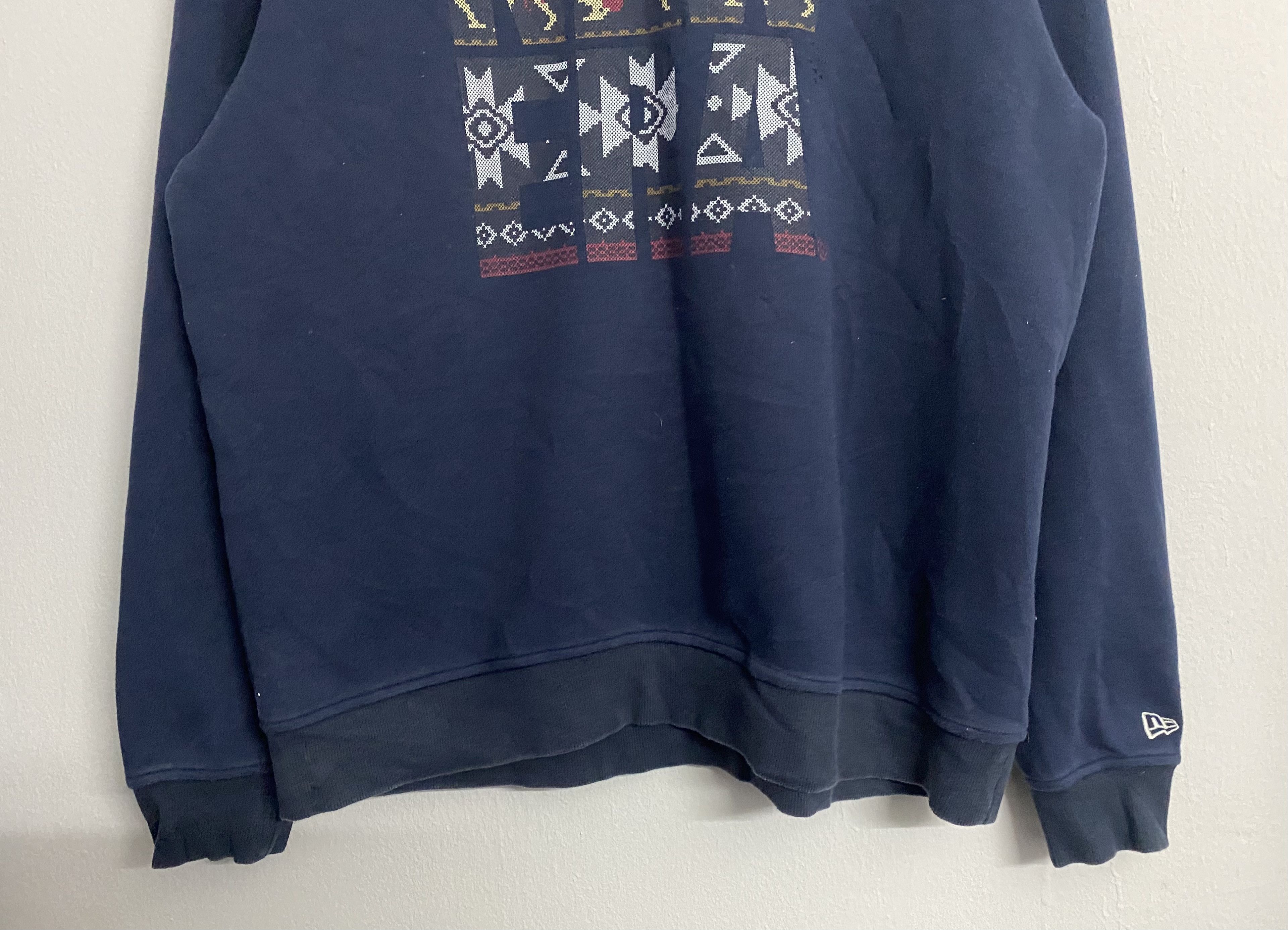 New Era New Era Navy Crewneck Sweatshirt Pixel Art Graphic Size XL Size US XL / EU 56 / 4 - 4 Thumbnail