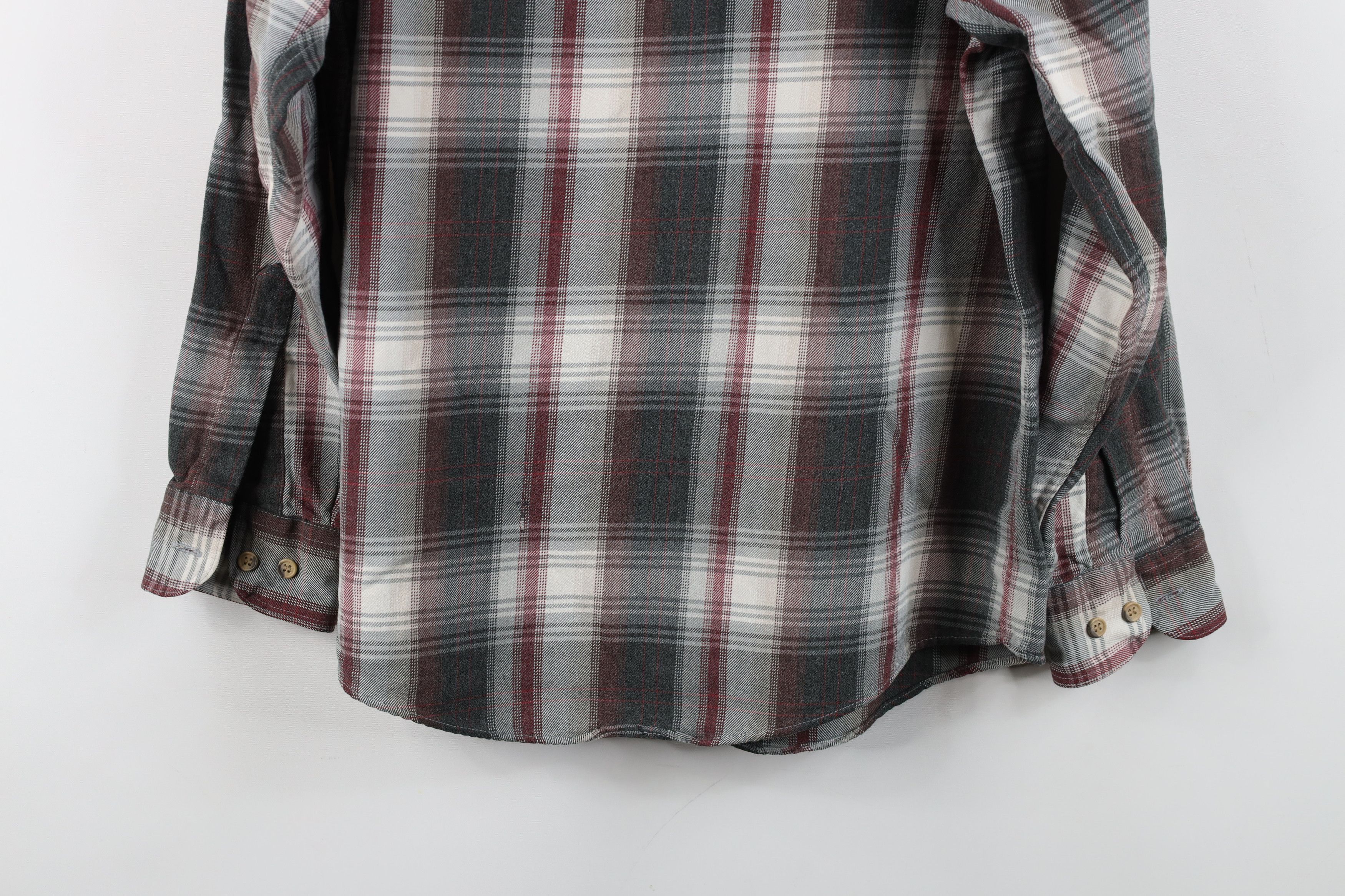 Vintage Vintage 90s Streetwear Flannel Collared Button Shirt Plaid Size US M / EU 48-50 / 2 - 13 Thumbnail