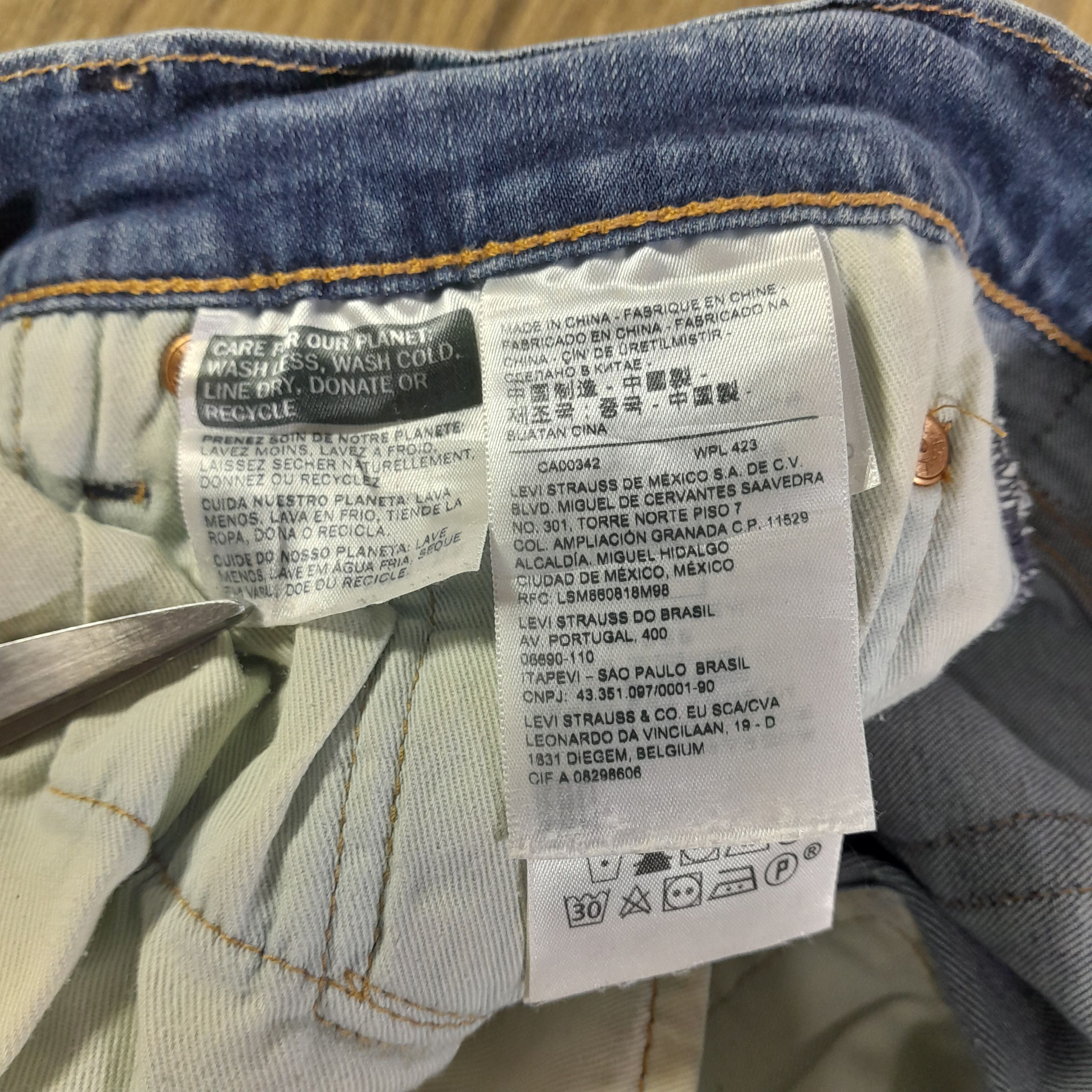 Levi's Vintage Levi's 511 Big E Jeans pants Size 28" / US 6 / IT 42 - 12 Thumbnail