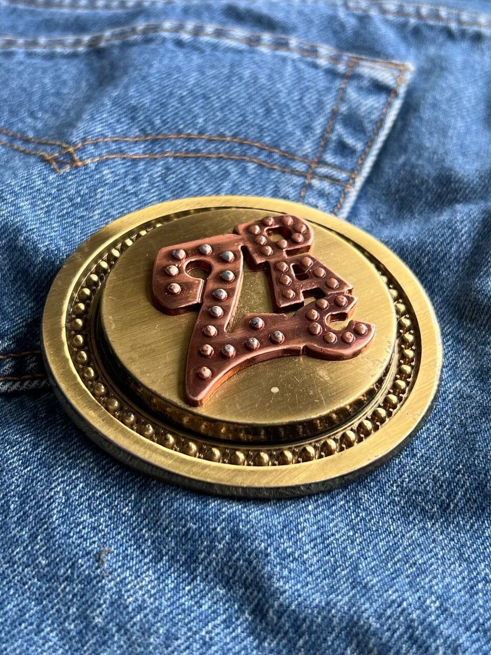 Rap Tees × Vintage Vintage 2Pac Tupac Belt Buckle Makaveli HipHop Streetwear Size ONE SIZE - 7 Thumbnail
