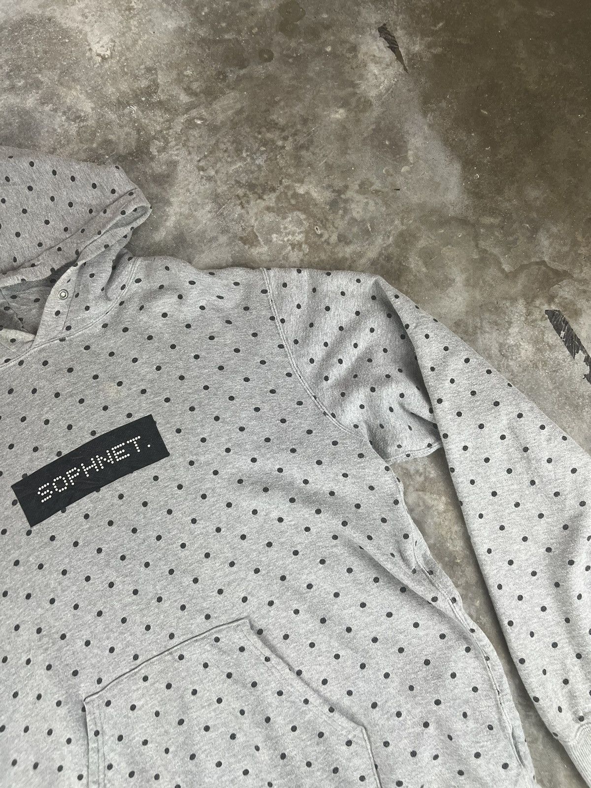 Sophnet. Vintage Sophnet. Polkadot Pullover Hoodie Size US L / EU 52-54 / 3 - 6 Thumbnail