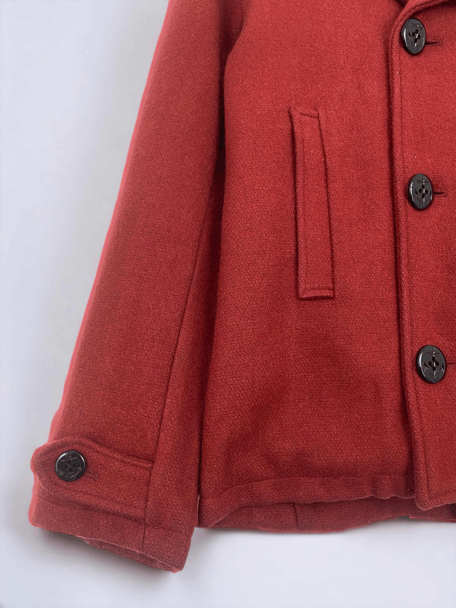 If Six Was Nine Vintage Houston Military Double Breasted Coat Wool Jacket Size US S / EU 44-46 / 1 - 10 Thumbnail
