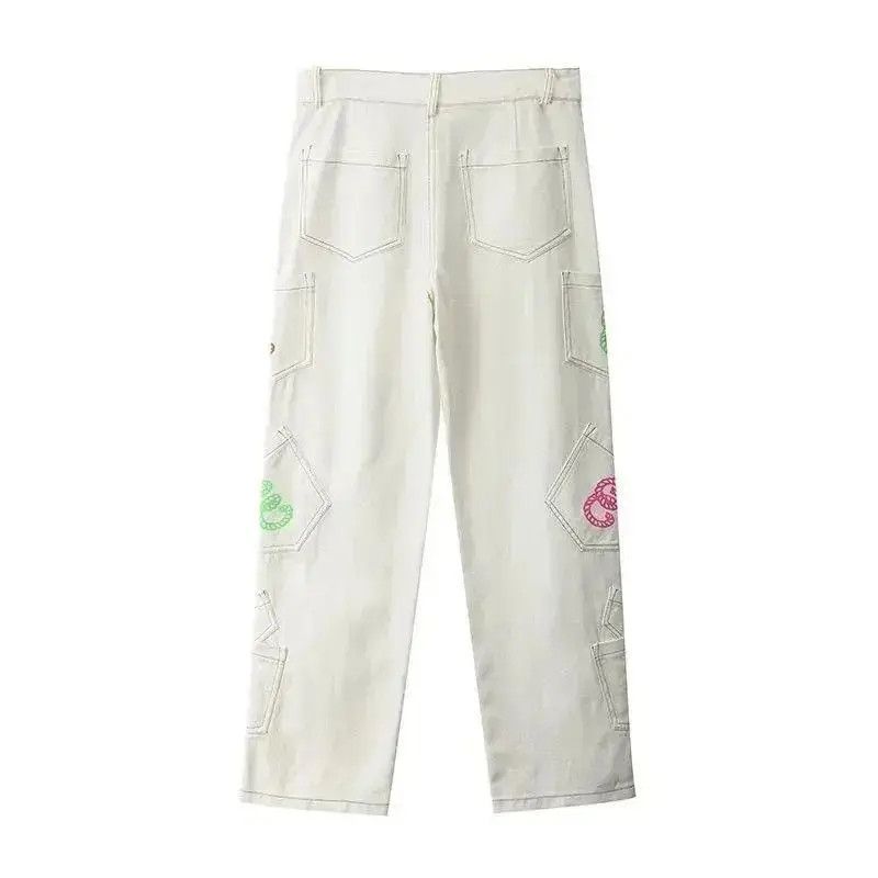 Japanese Brand Retro hip hop streetwear straight pants jeans Size US 32 / EU 48 - 4 Thumbnail