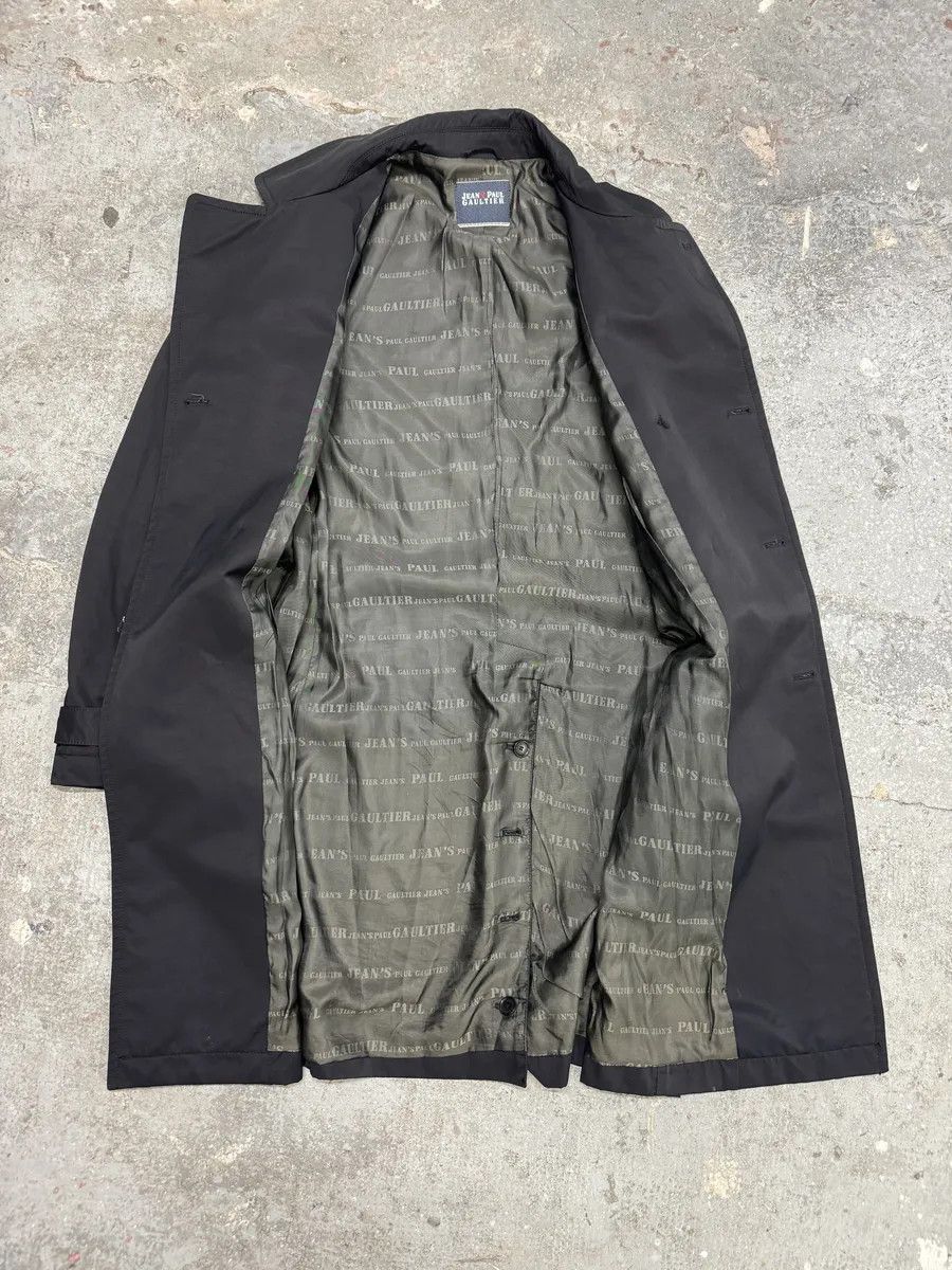 Jean Paul Gaultier FW2008 Jean Paul Gaultier Navy Nylon Long Jacket Size US L / EU 52-54 / 3 - 6 Thumbnail