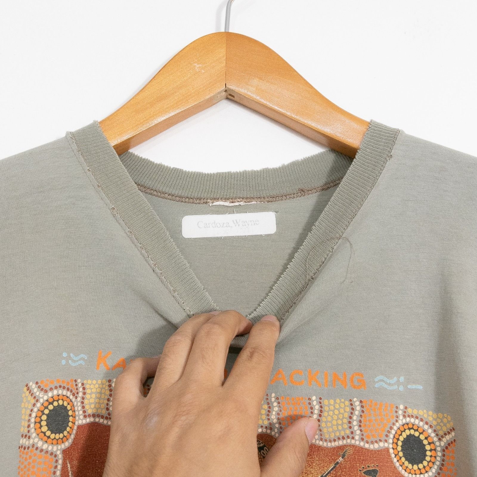 Vintage Vintage 90s Australian Aboriginal Art Tee L - Single Stitch Size US L / EU 52-54 / 3 - 8 Thumbnail
