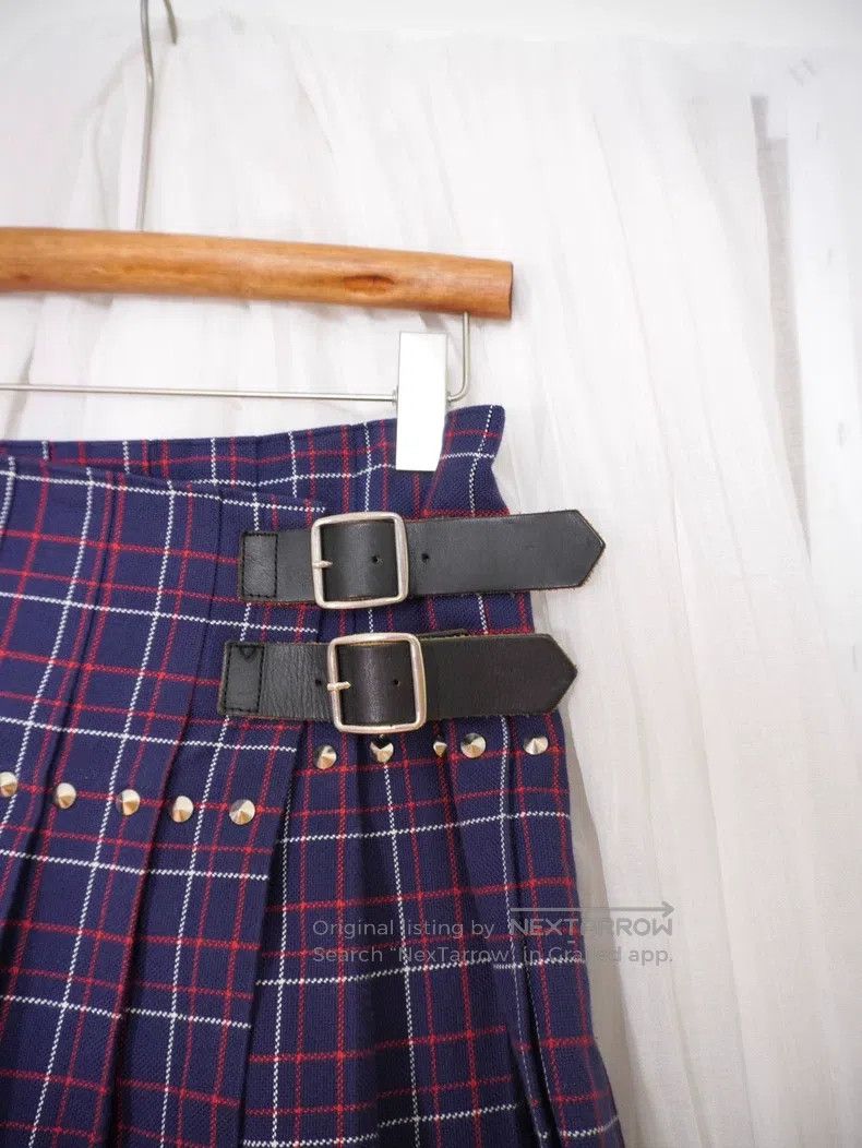 Junya Watanabe JUNYA WATANABE size S Plaid Rivet Wrap Skirt Size 25" / US 0 / IT 36 - 3 Thumbnail