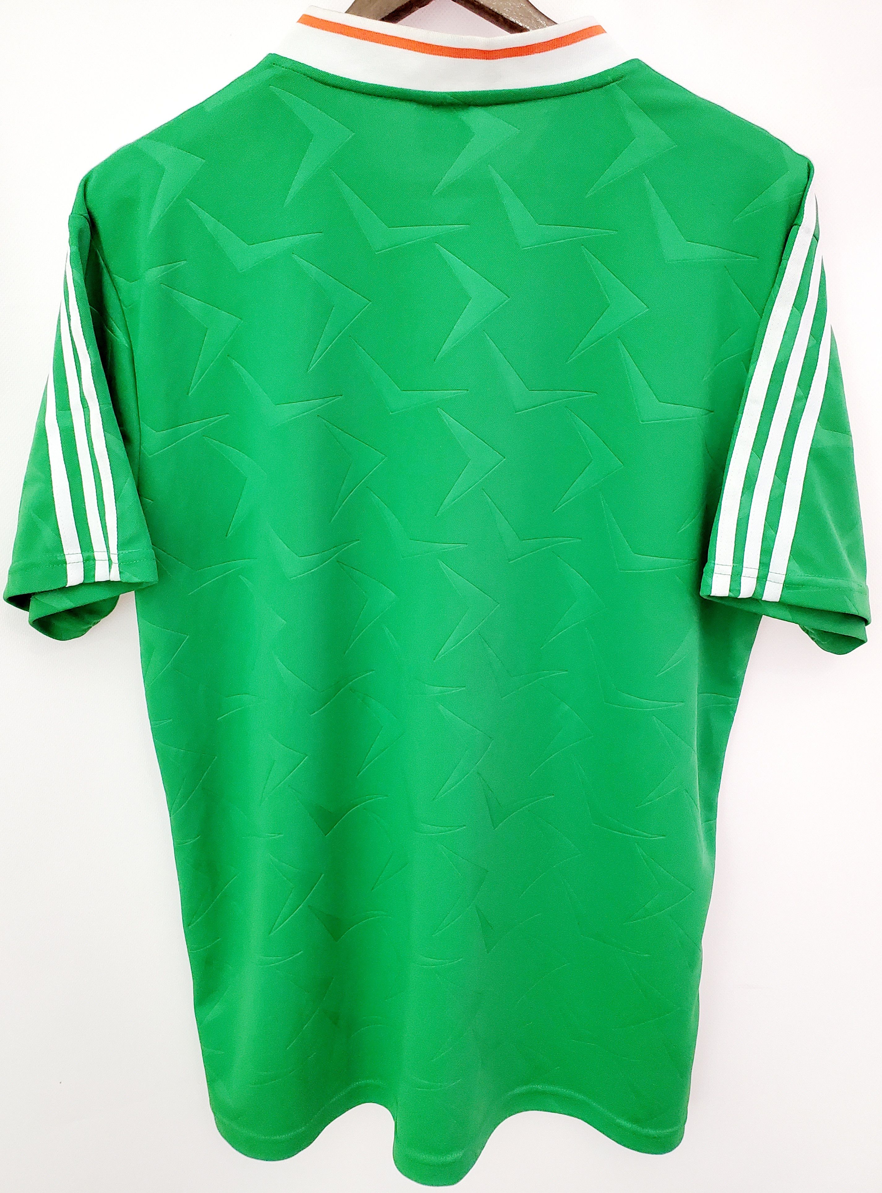 Adidas × Vintage Vintage Ireland retro 1990 home soccer jersey reprint Size L Size US L / EU 52-54 / 3 - 5 Thumbnail