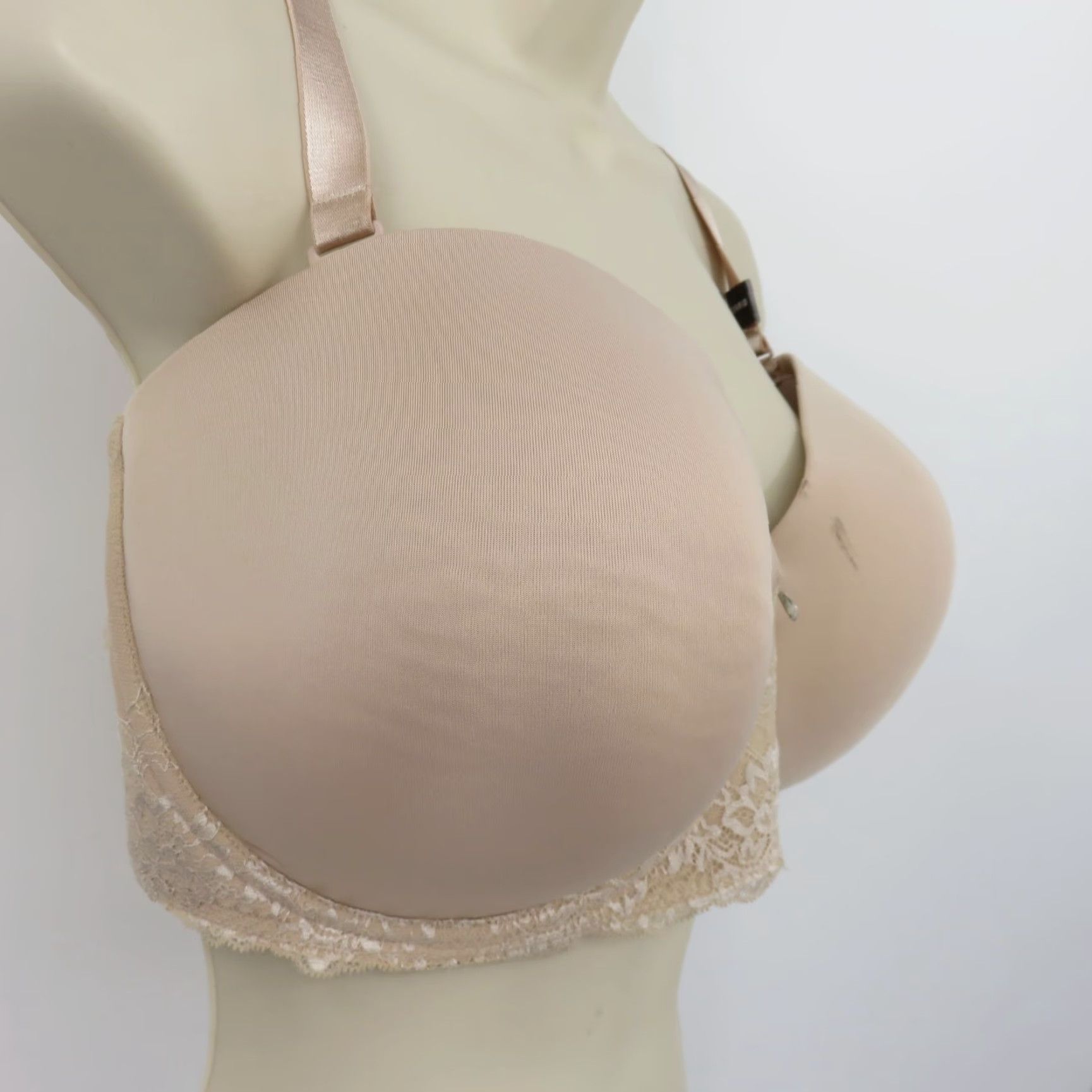 Torrid Torrid Bra Balconette 46DD Plus Size Beige Multiway Lined Underwire NEW Womens Size ONE SIZE - 2 Thumbnail