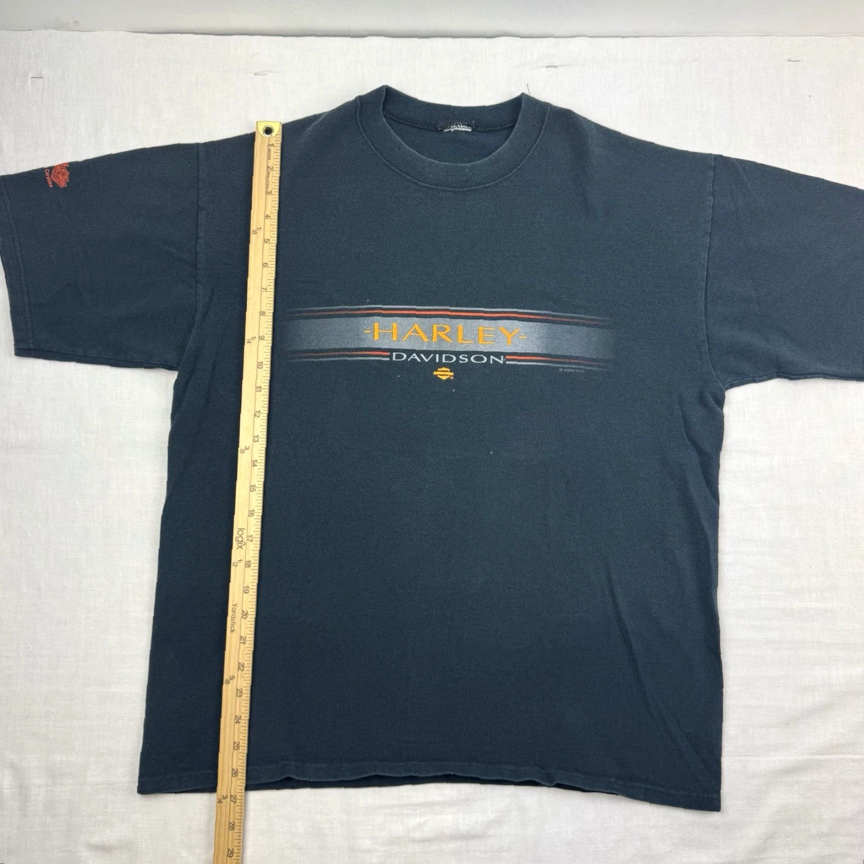 Harley Davidson VINTAGE Harley-Davidson T Shirt Adult Medium Biker Motorcycle Punk Hipster Y2K Mens M Black Size US M / EU 48-50 / 2 - 7 Thumbnail